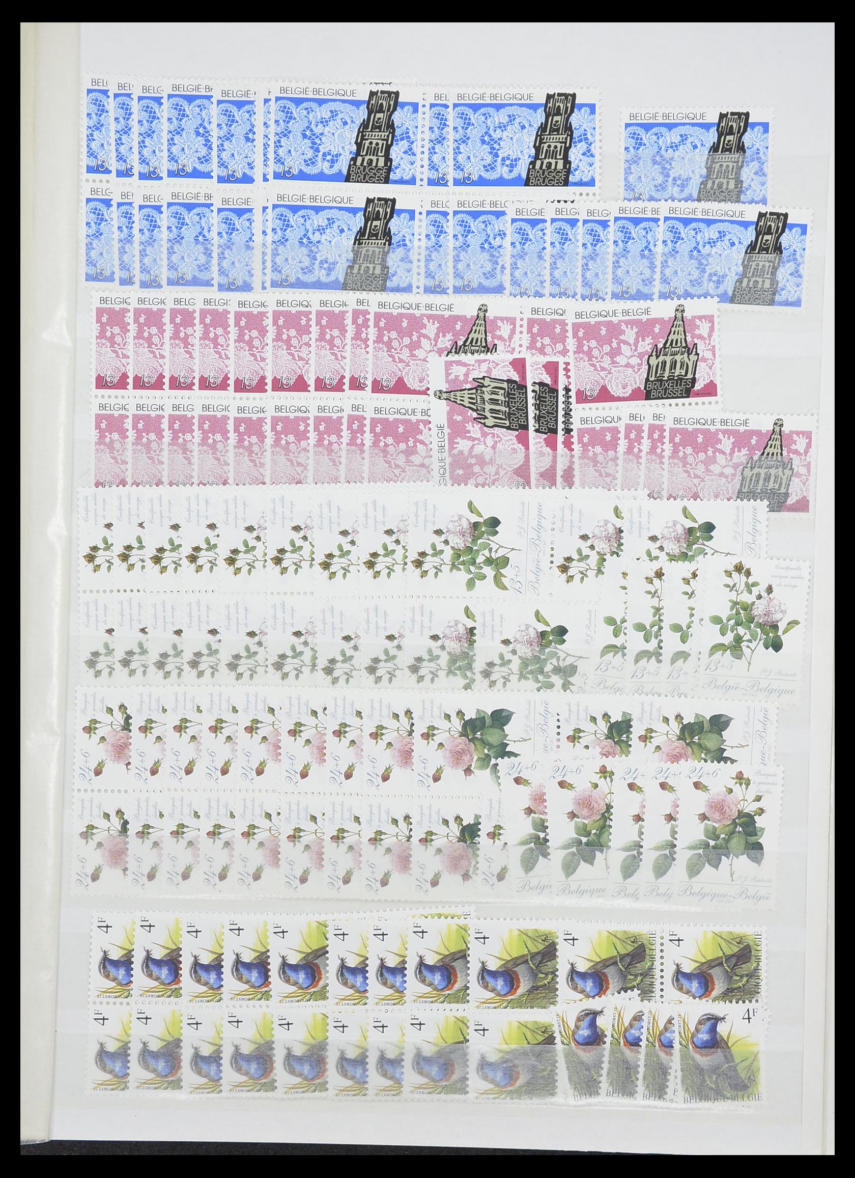33910 047 - Stamp collection 33910 Belgium MNH 1978-2007.