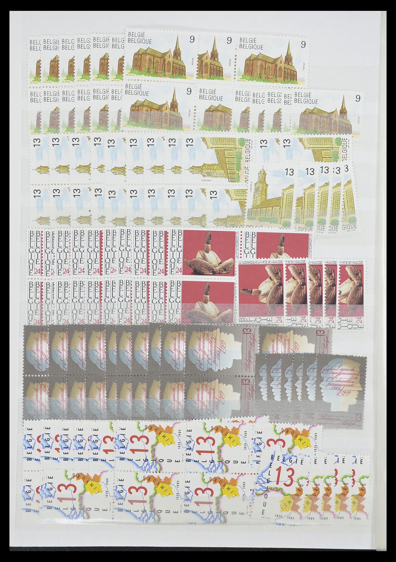 33910 050 - Stamp collection 33910 Belgium MNH 1978-2007.