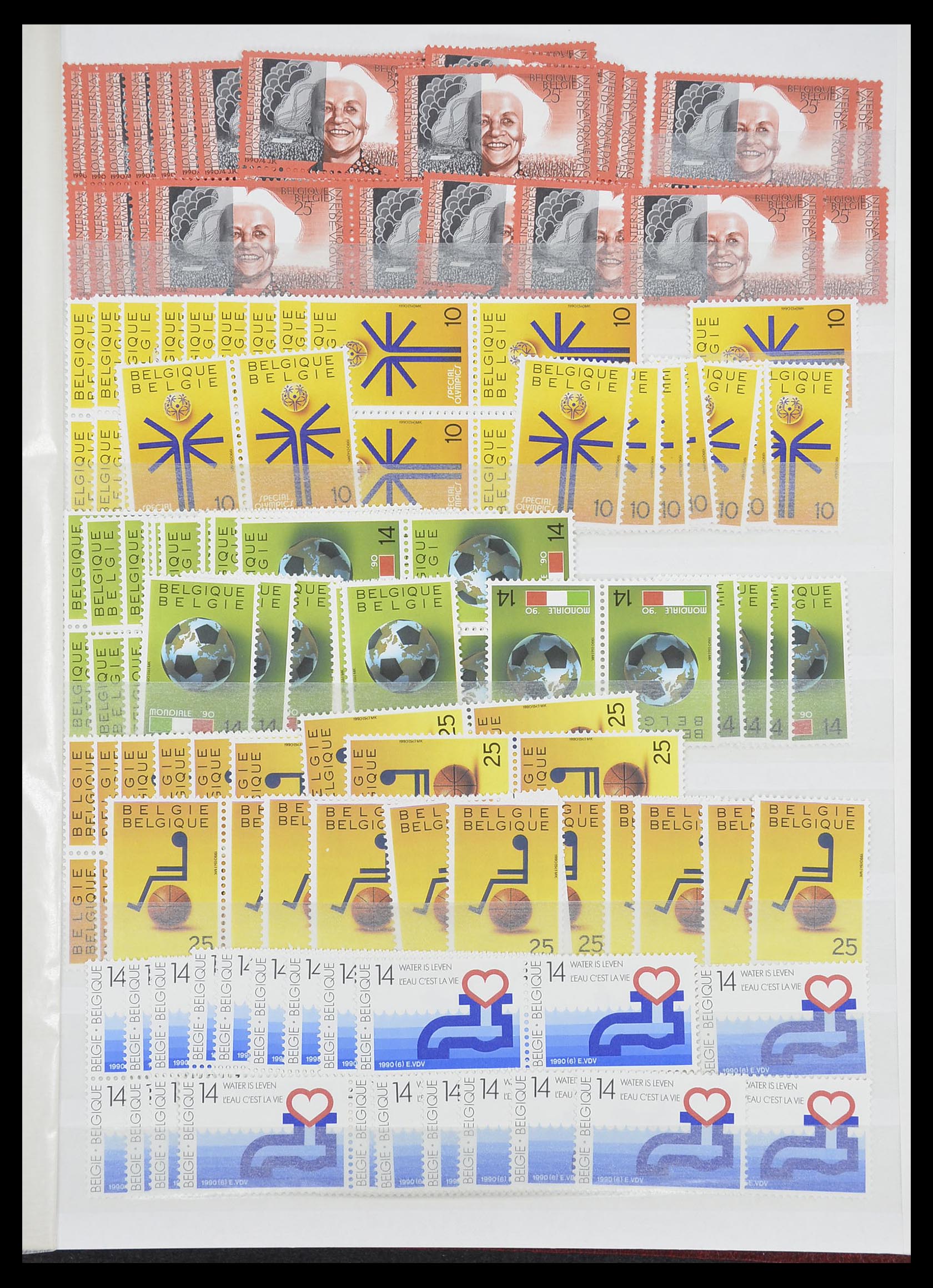 33910 055 - Stamp collection 33910 Belgium MNH 1978-2007.