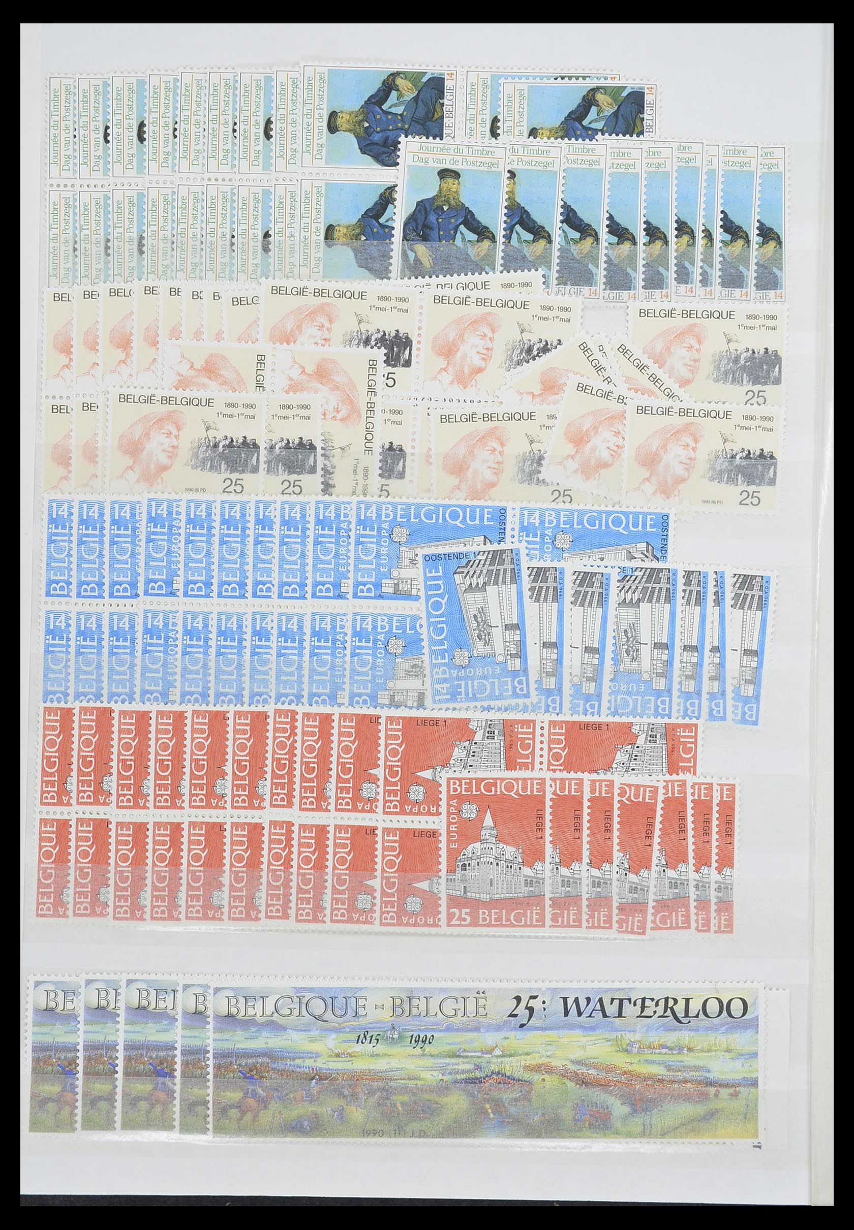 33910 056 - Stamp collection 33910 Belgium MNH 1978-2007.