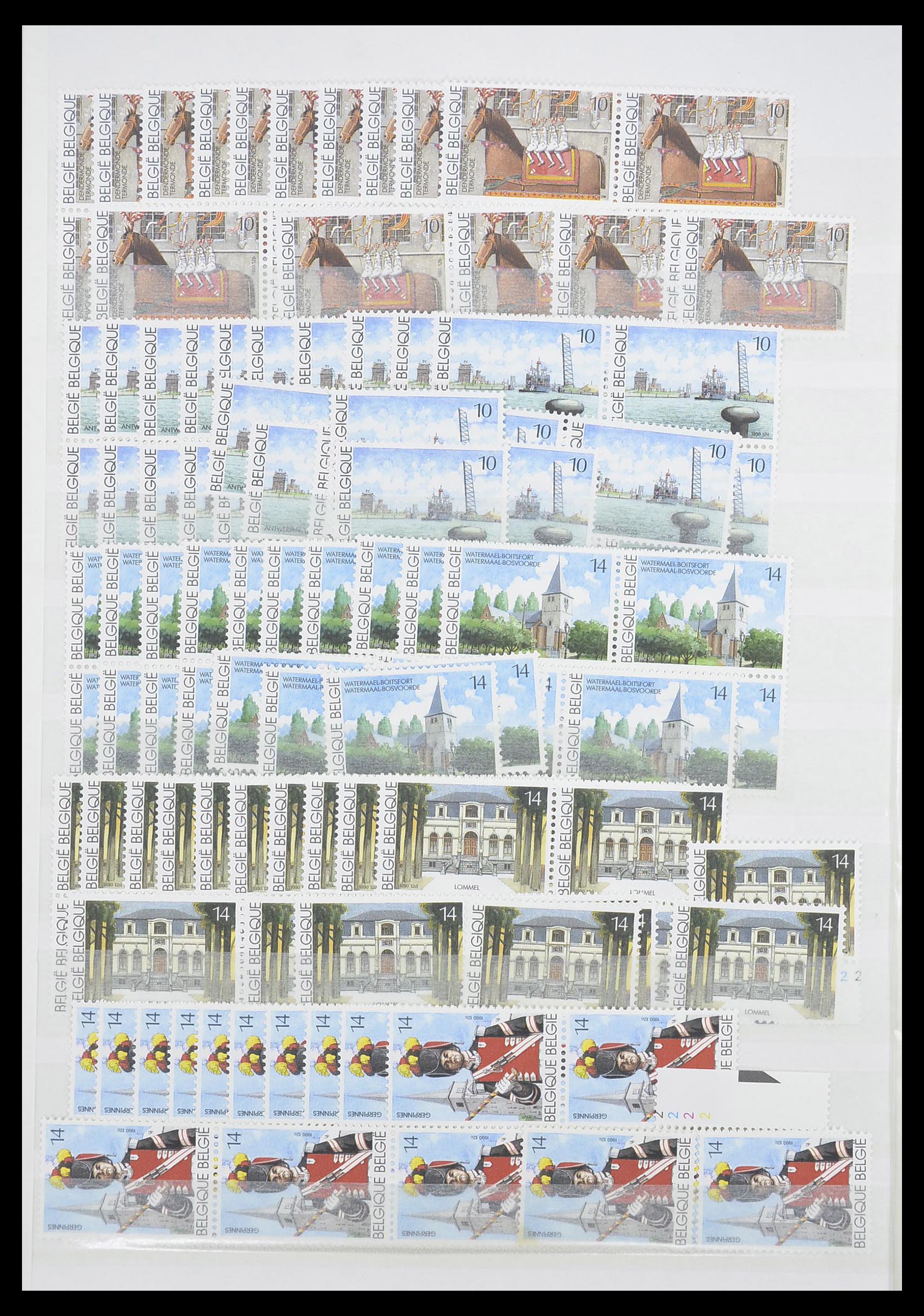 33910 058 - Stamp collection 33910 Belgium MNH 1978-2007.