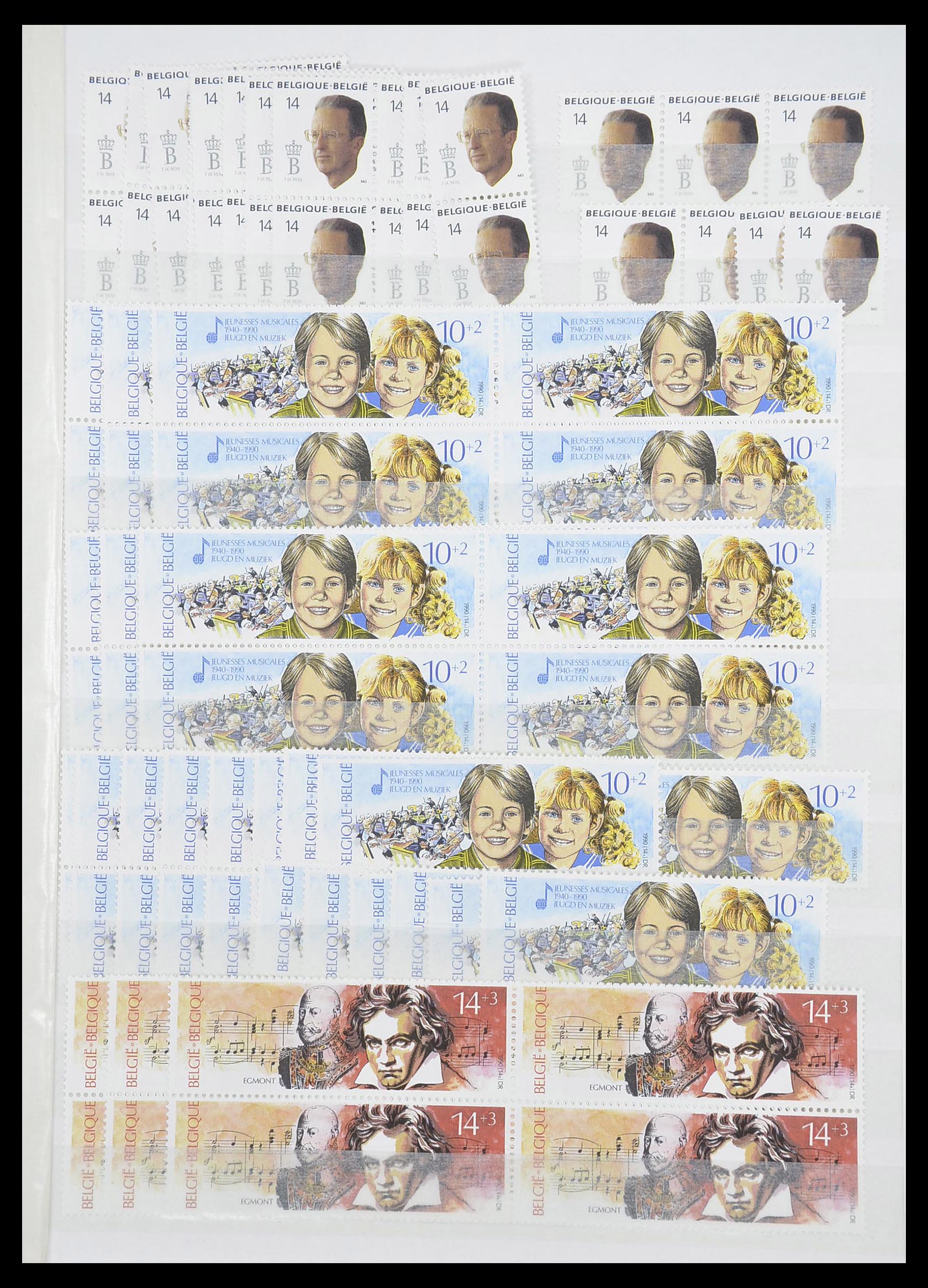 33910 059 - Stamp collection 33910 Belgium MNH 1978-2007.