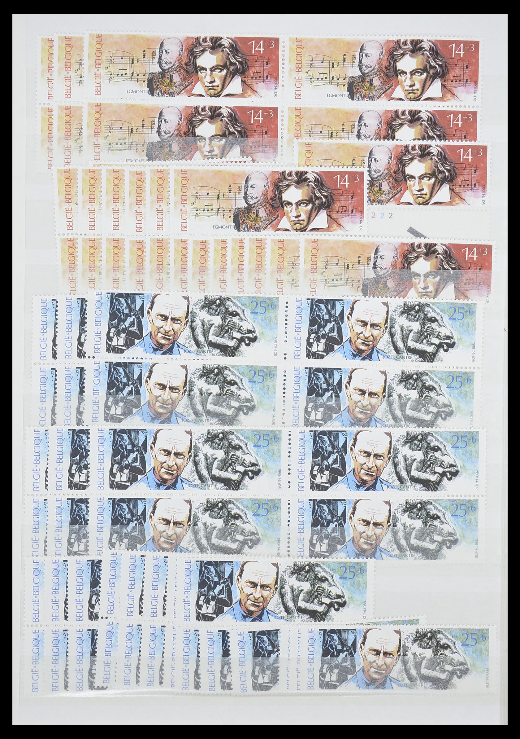 33910 060 - Stamp collection 33910 Belgium MNH 1978-2007.