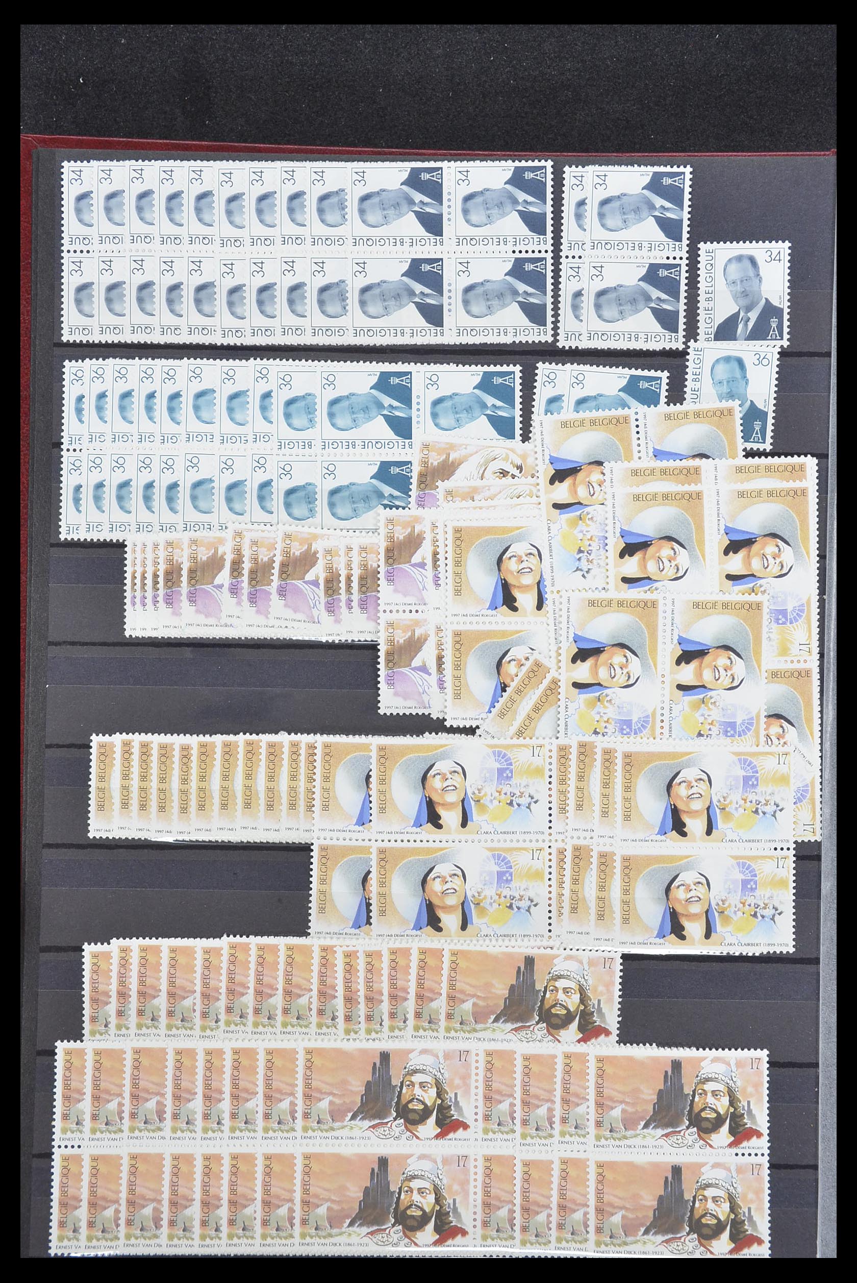 33910 070 - Postzegelverzameling 33910 België postfris 1978-2007.