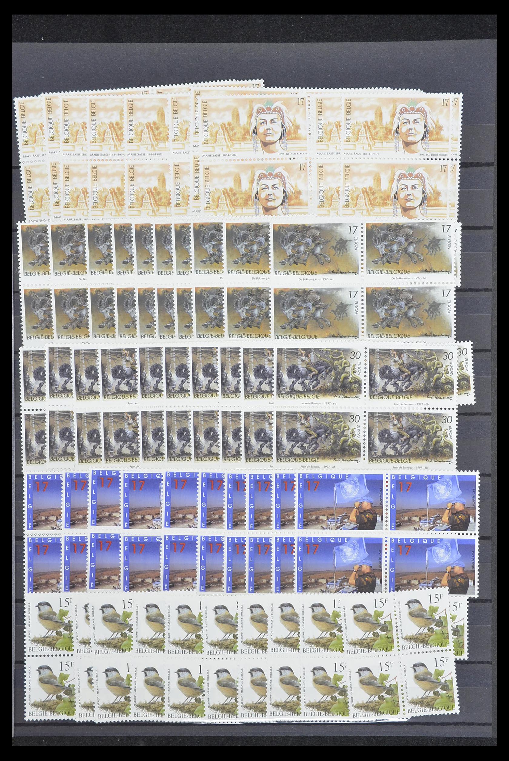 33910 071 - Postzegelverzameling 33910 België postfris 1978-2007.