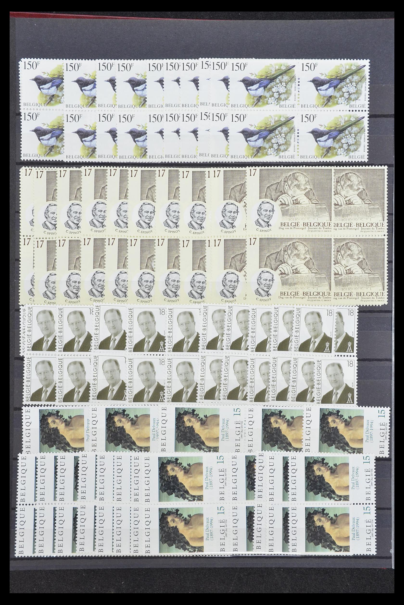 33910 072 - Postzegelverzameling 33910 België postfris 1978-2007.