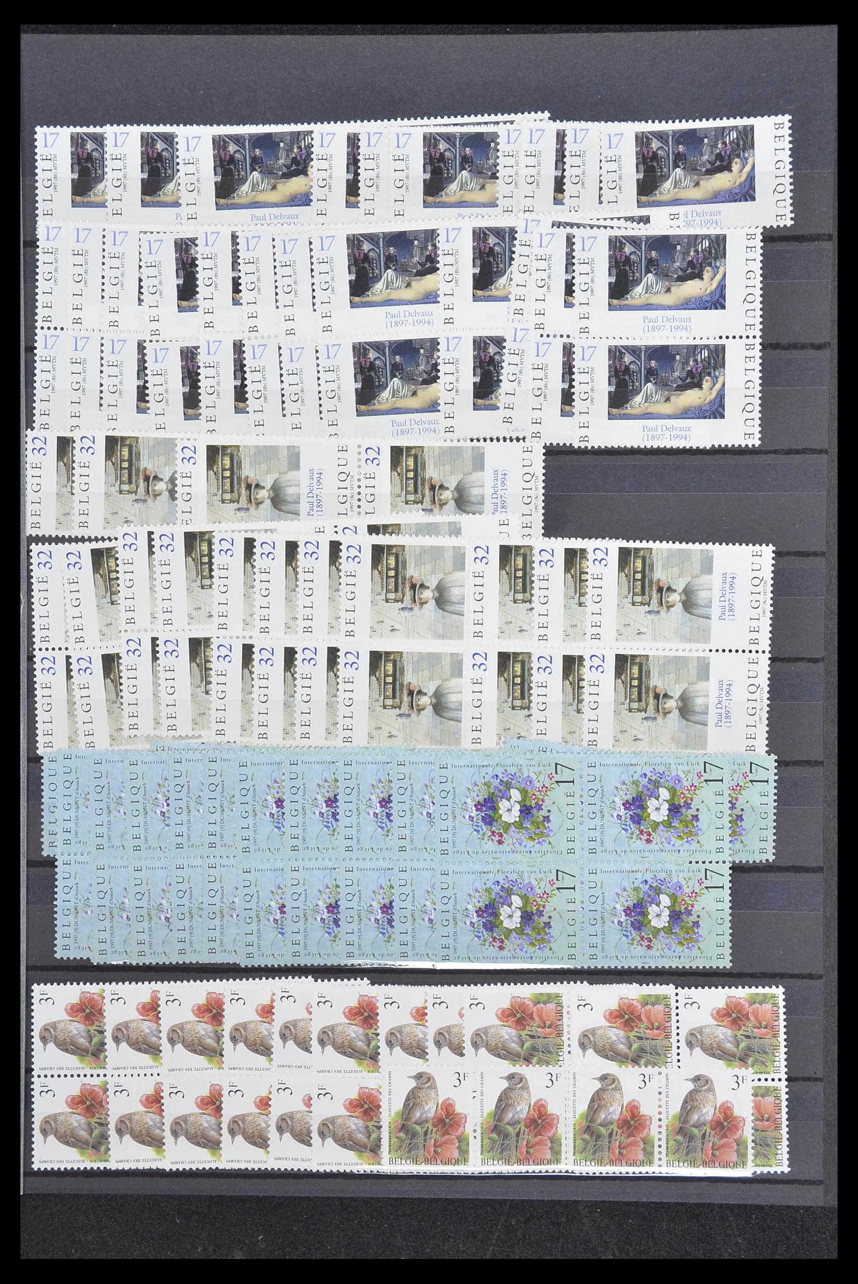 33910 073 - Postzegelverzameling 33910 België postfris 1978-2007.