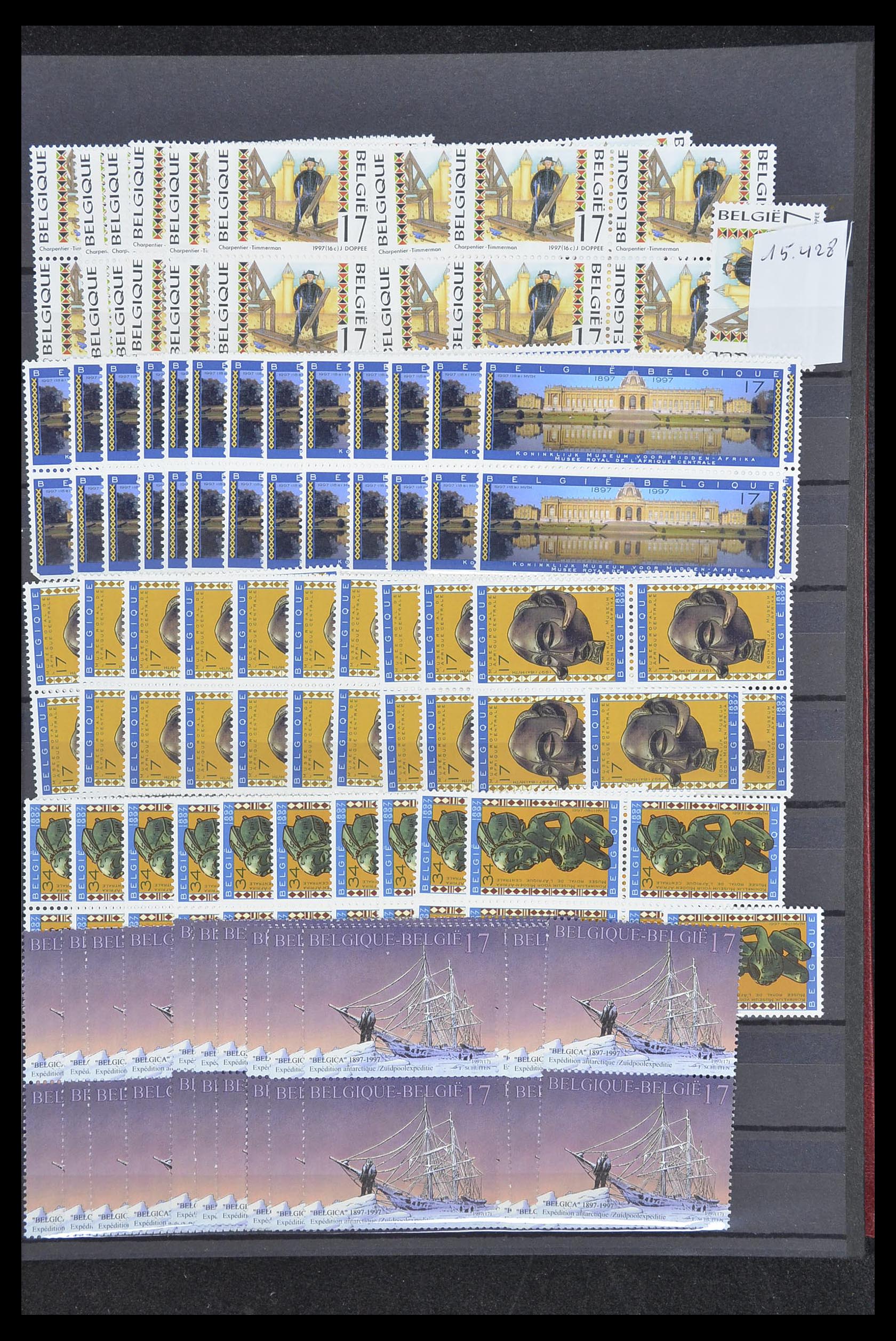 33910 077 - Postzegelverzameling 33910 België postfris 1978-2007.