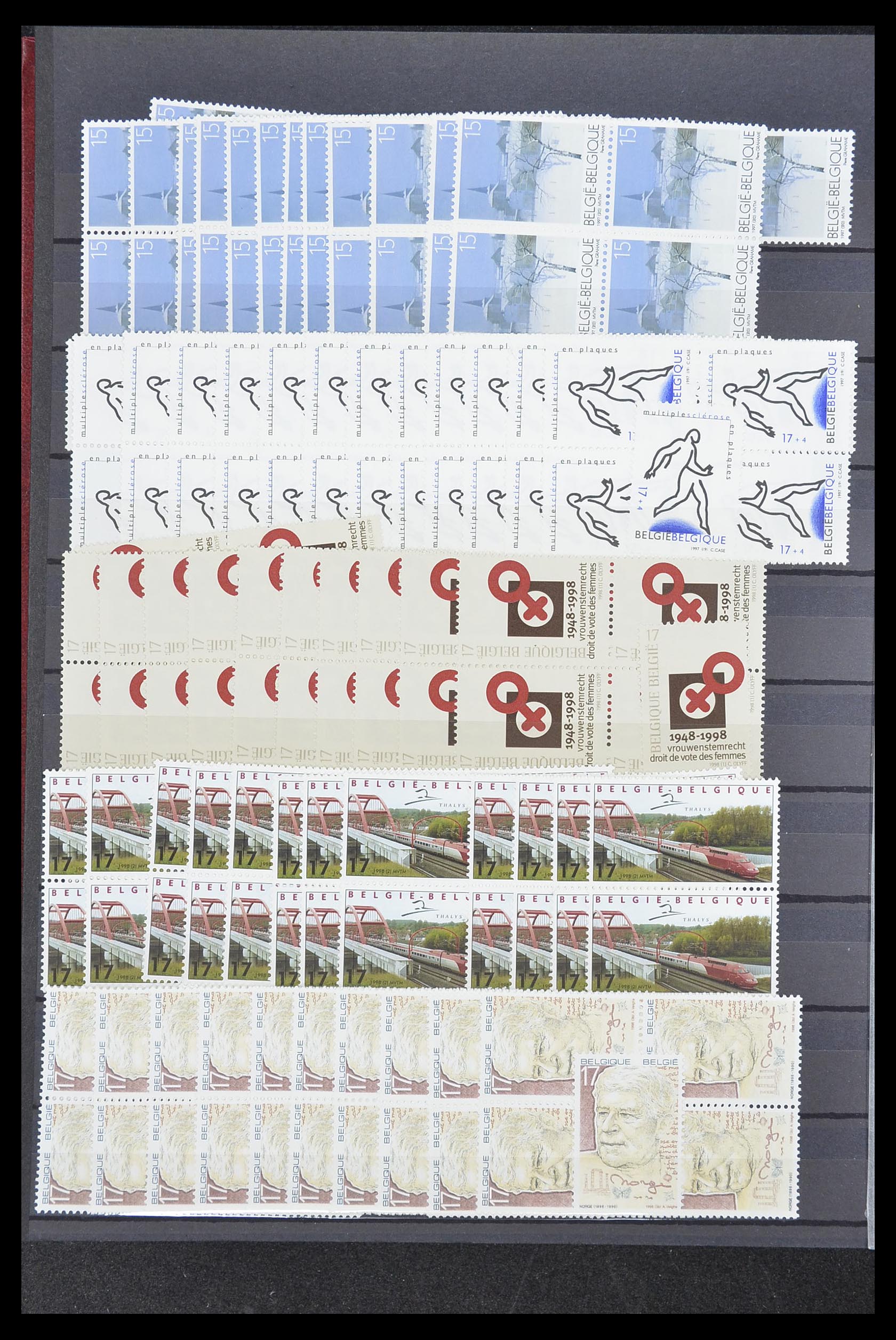 33910 078 - Postzegelverzameling 33910 België postfris 1978-2007.