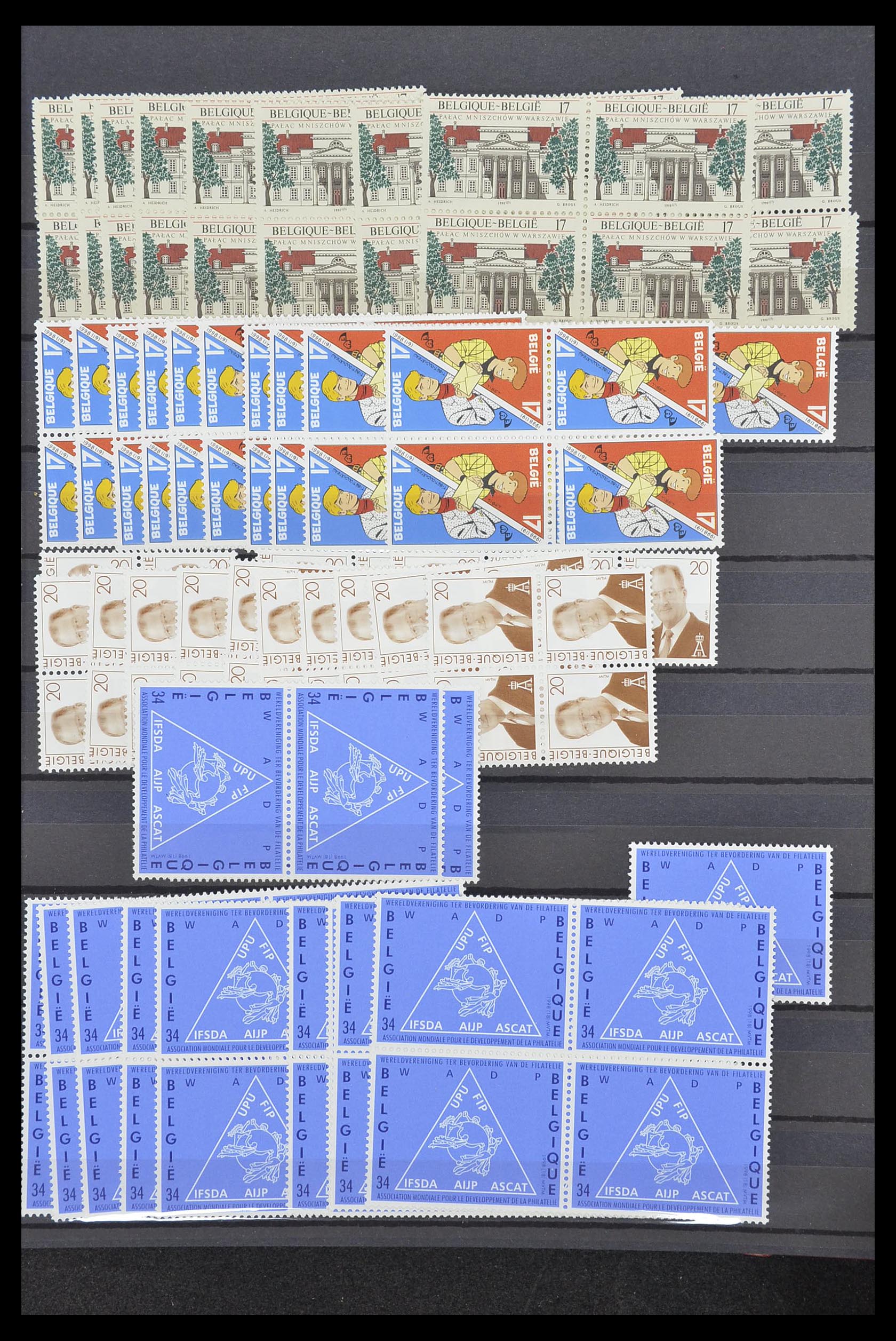 33910 085 - Postzegelverzameling 33910 België postfris 1978-2007.