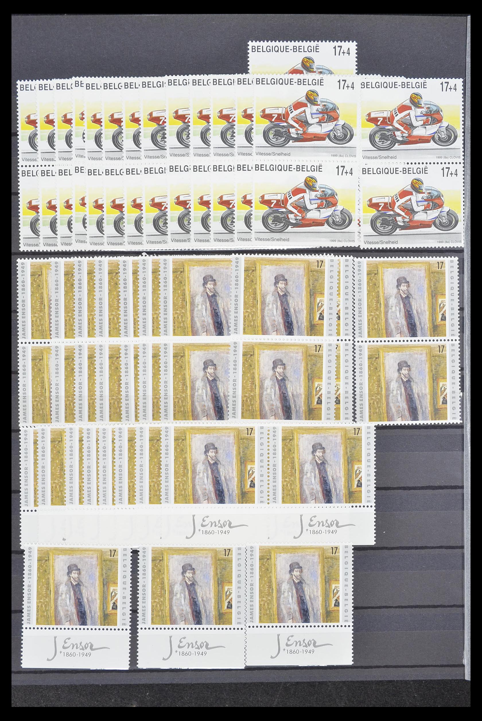 33910 092 - Postzegelverzameling 33910 België postfris 1978-2007.