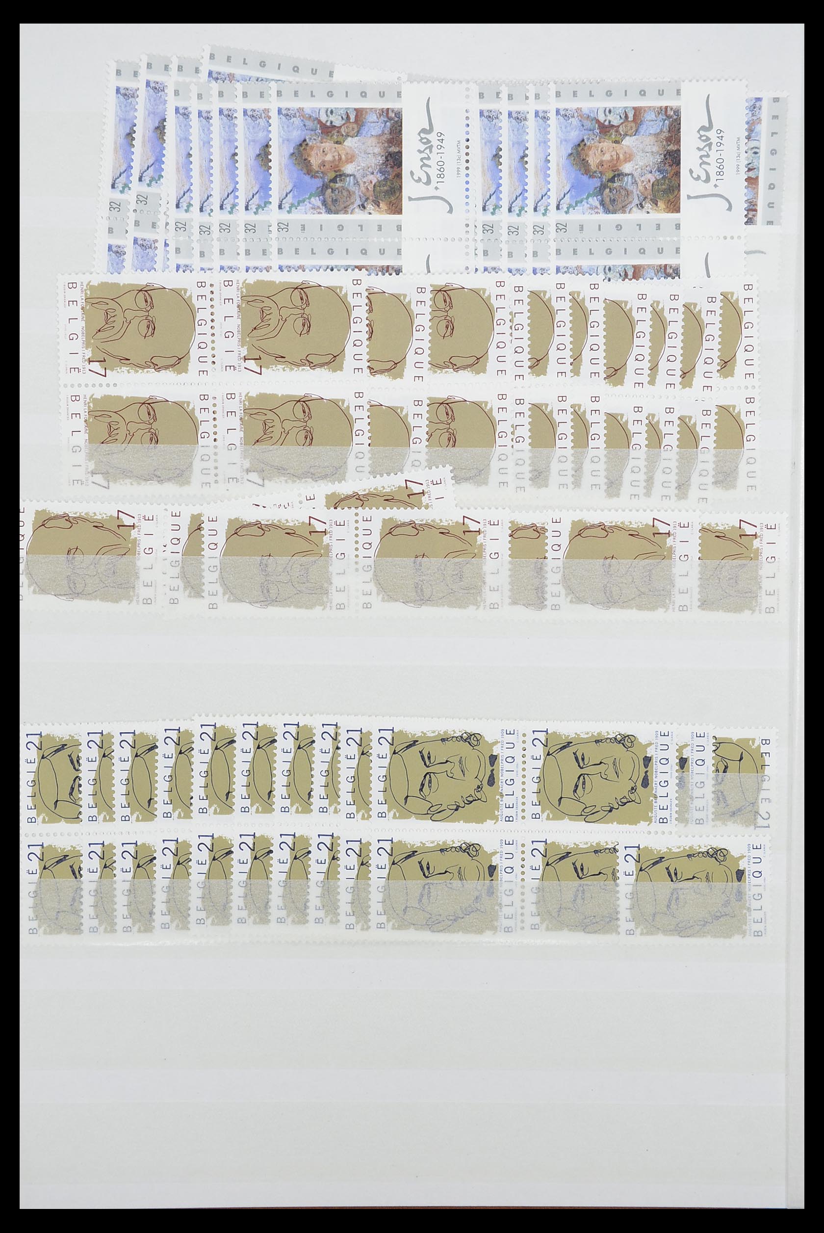 33910 096 - Postzegelverzameling 33910 België postfris 1978-2007.