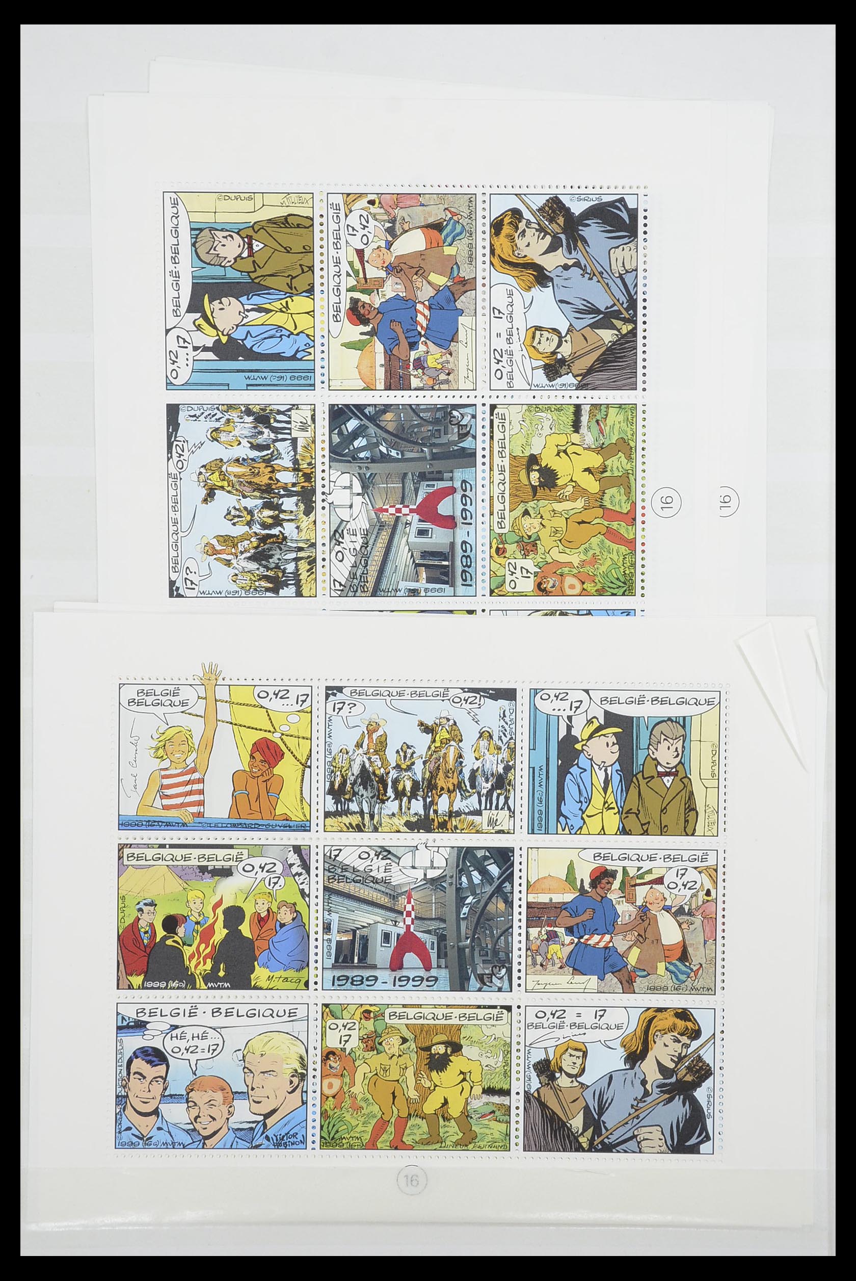 33910 098 - Postzegelverzameling 33910 België postfris 1978-2007.