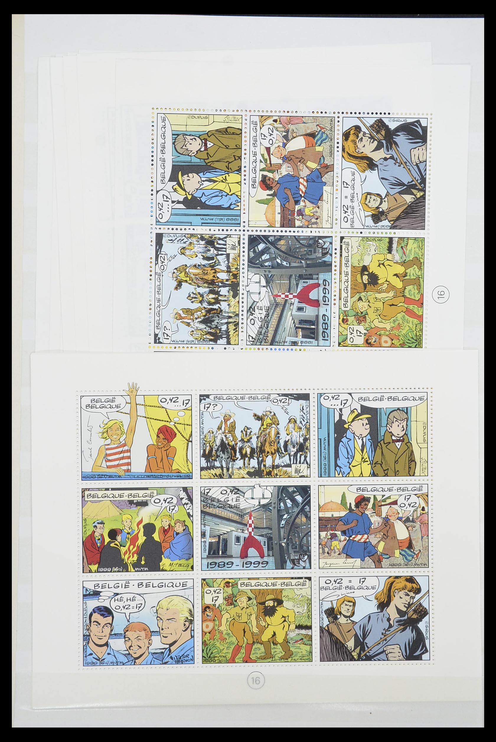 33910 100 - Postzegelverzameling 33910 België postfris 1978-2007.