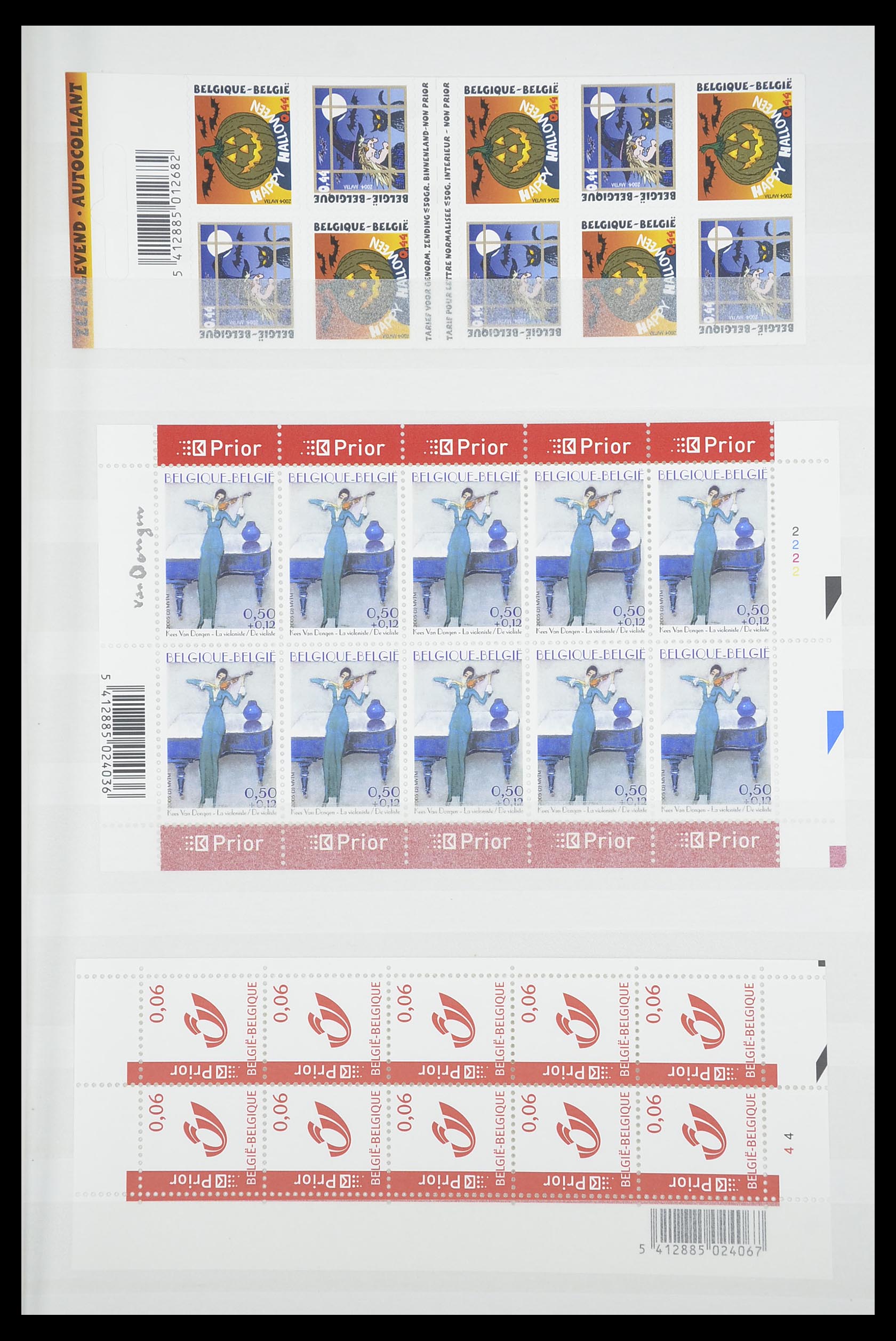 33910 161 - Postzegelverzameling 33910 België postfris 1978-2007.