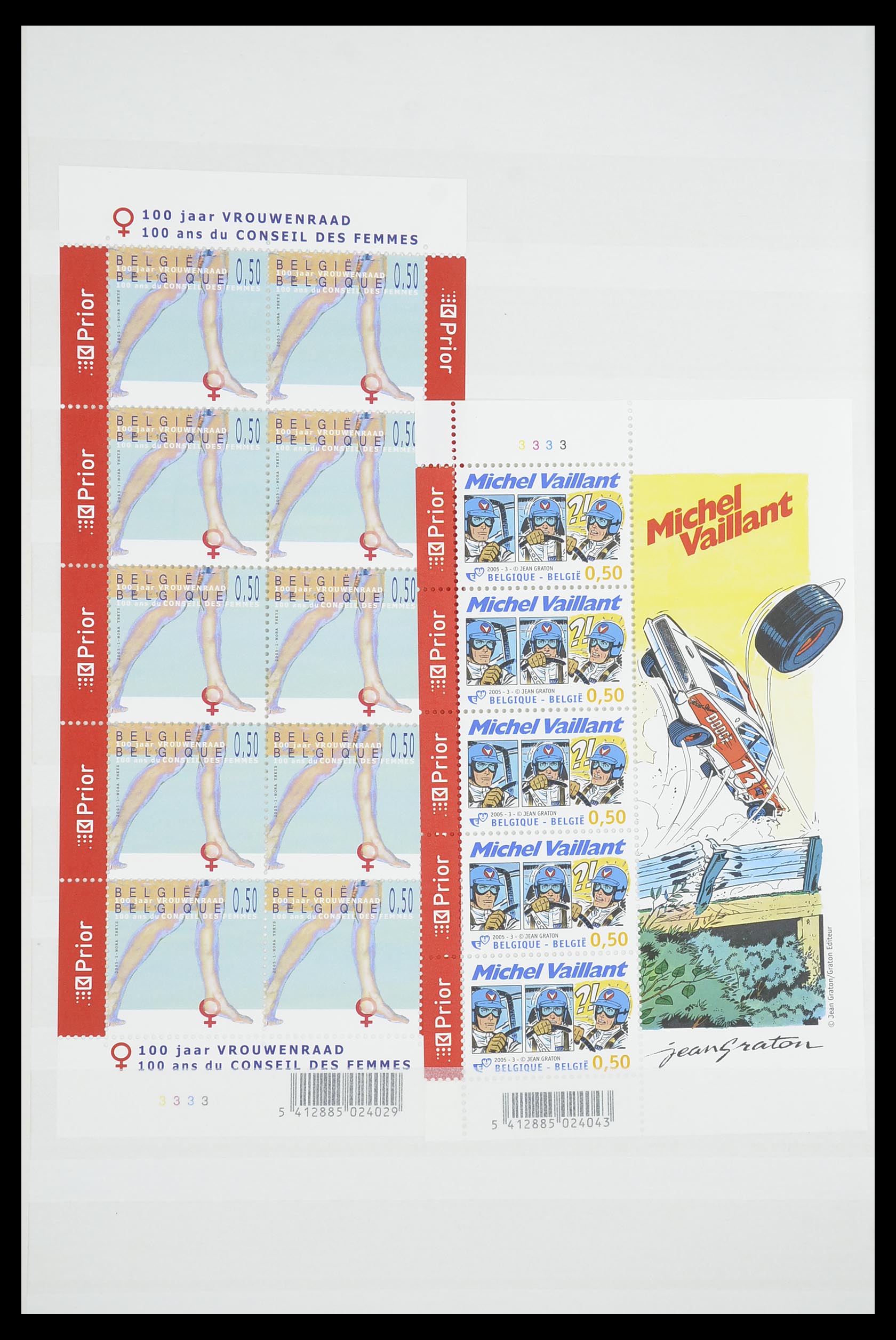 33910 162 - Postzegelverzameling 33910 België postfris 1978-2007.