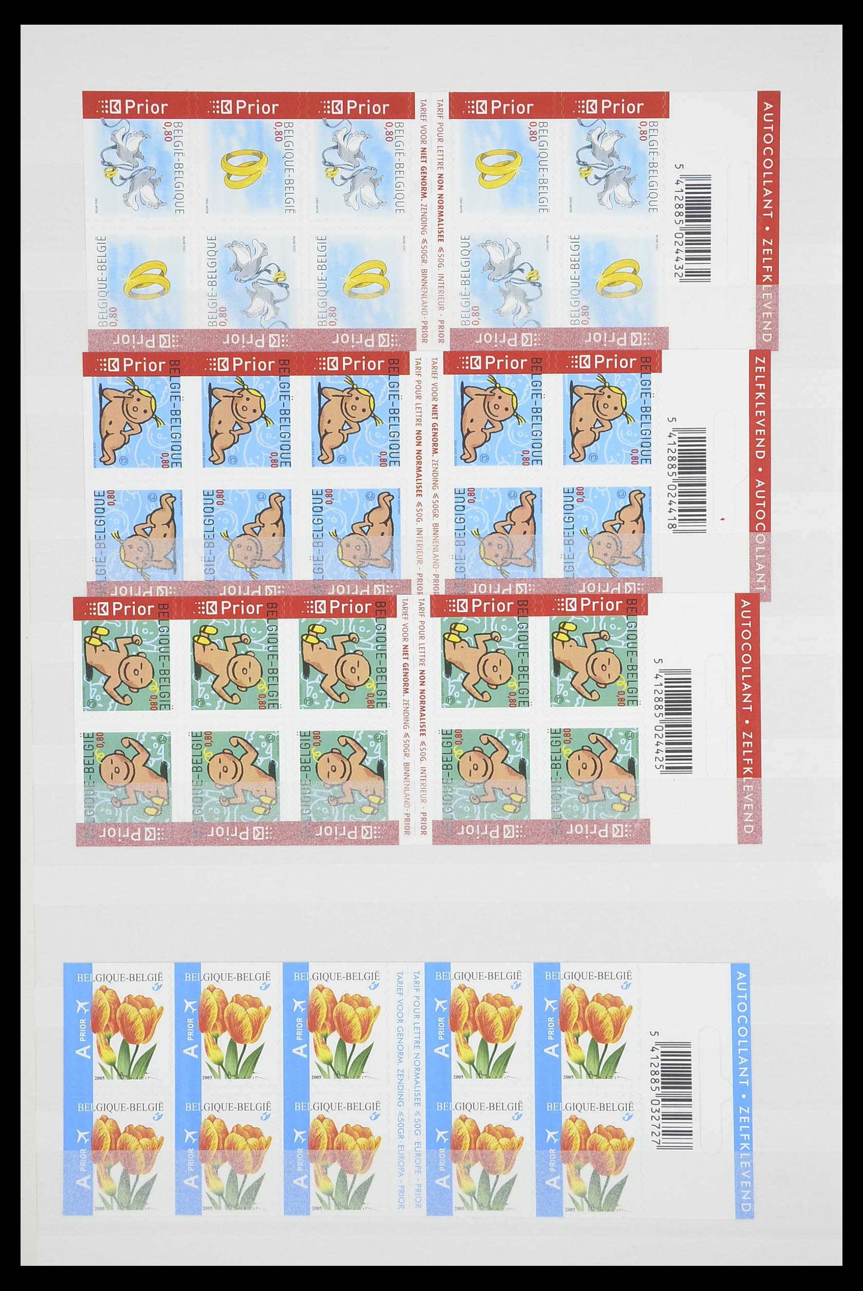 33910 172 - Postzegelverzameling 33910 België postfris 1978-2007.