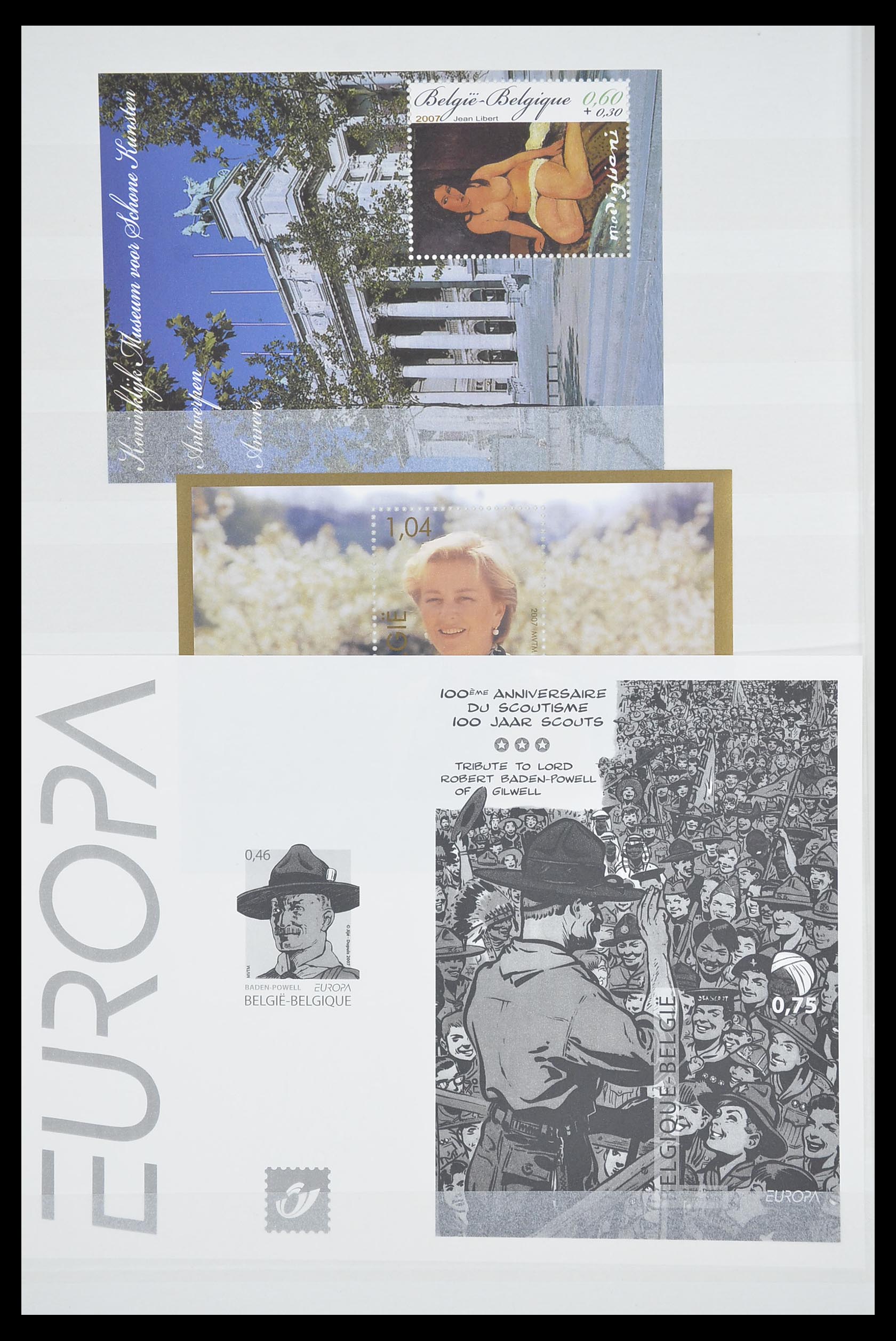 33910 212 - Postzegelverzameling 33910 België postfris 1978-2007.