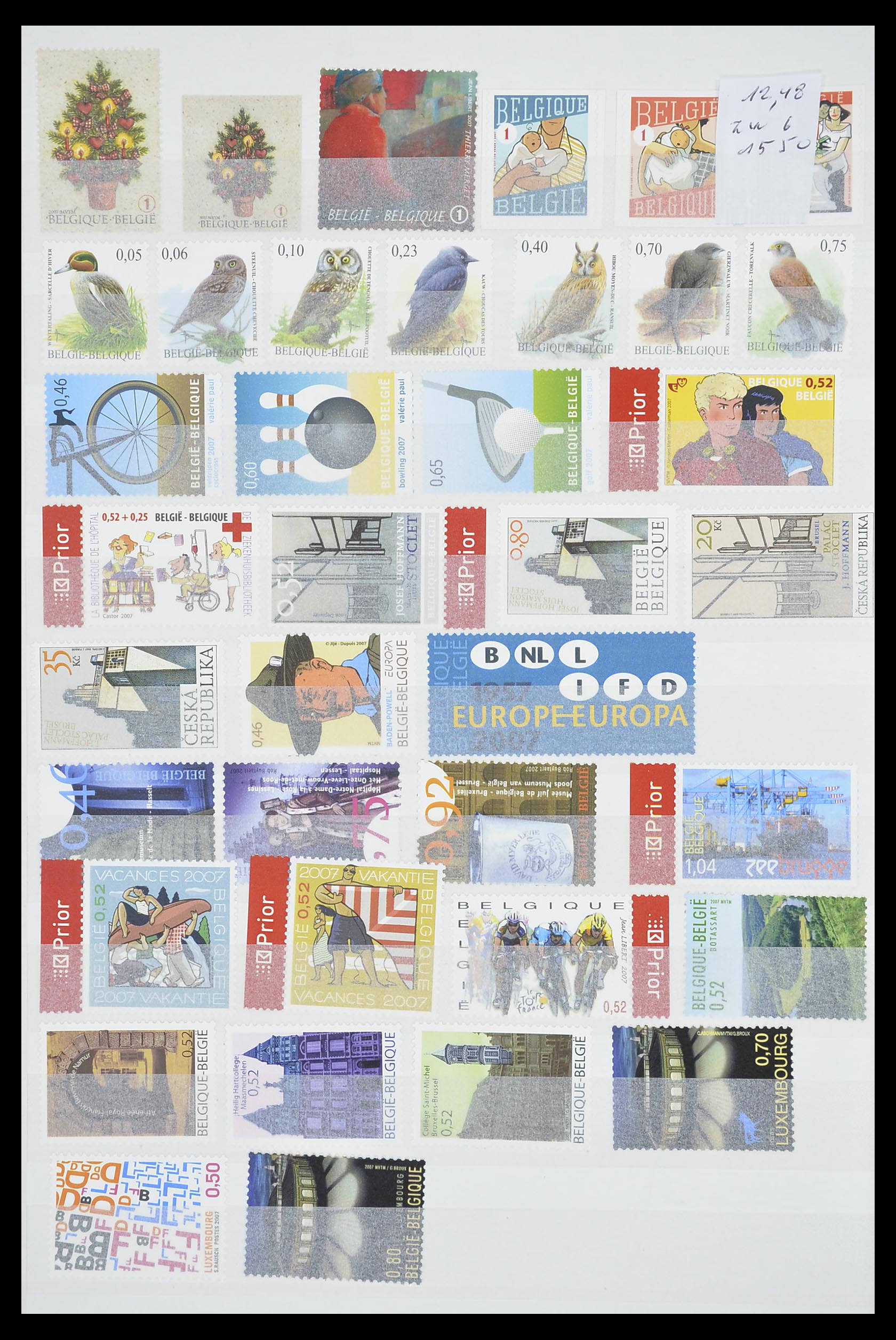 33910 214 - Postzegelverzameling 33910 België postfris 1978-2007.