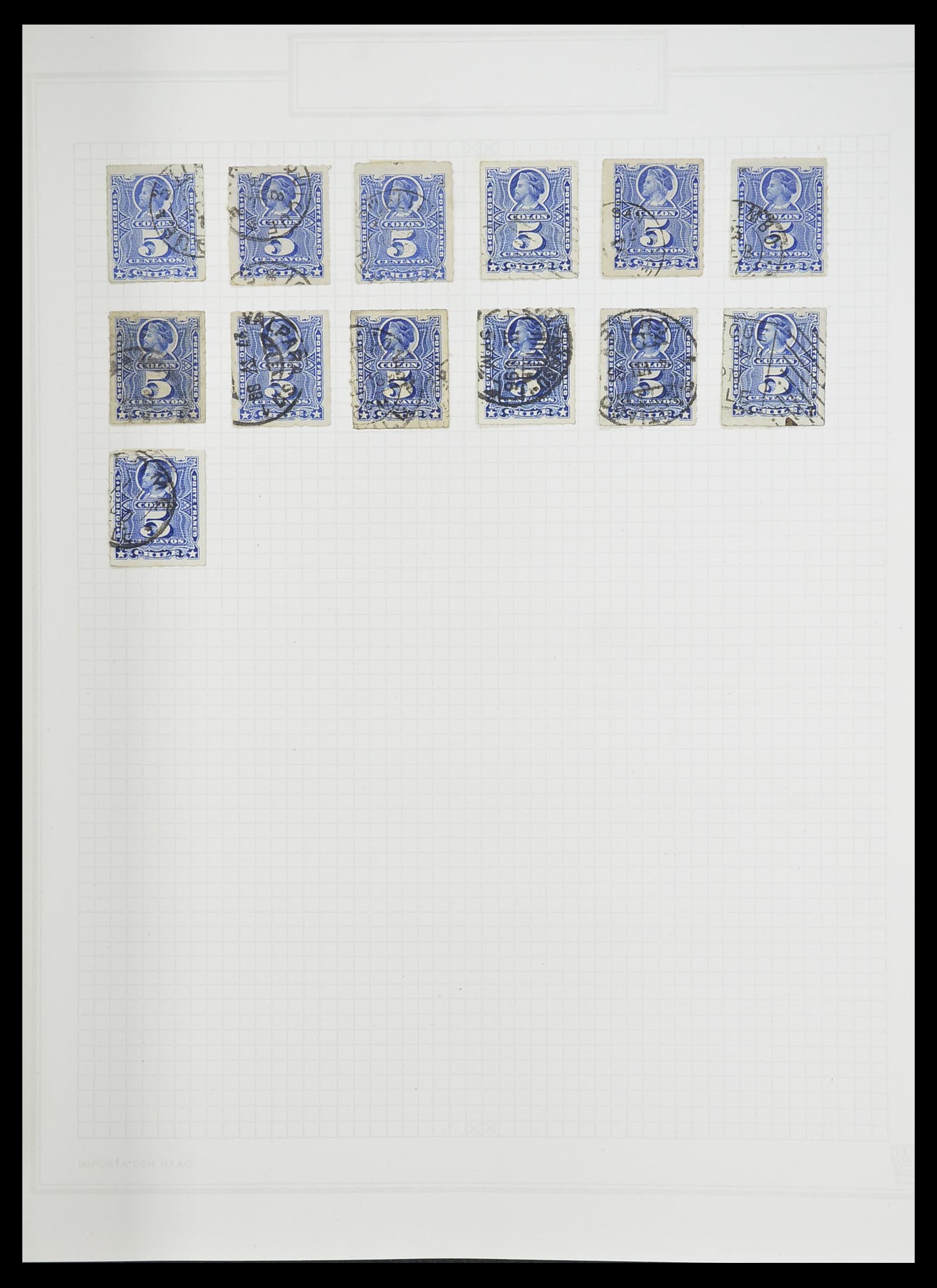 33913 010 - Postzegelverzameling 33913 Latijns Amerika 1850-1950.