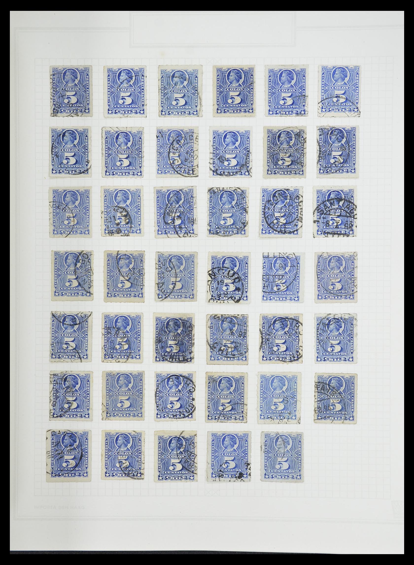 33913 019 - Postzegelverzameling 33913 Latijns Amerika 1850-1950.