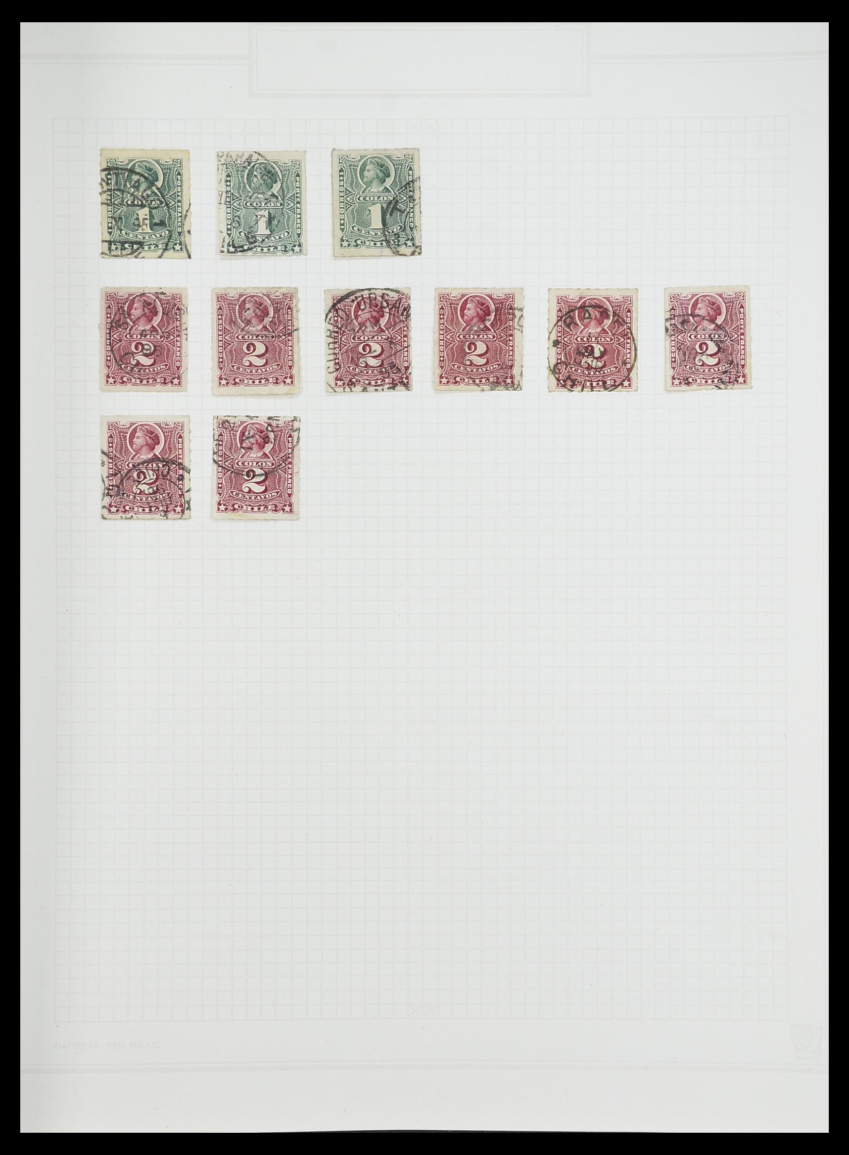 33913 023 - Postzegelverzameling 33913 Latijns Amerika 1850-1950.