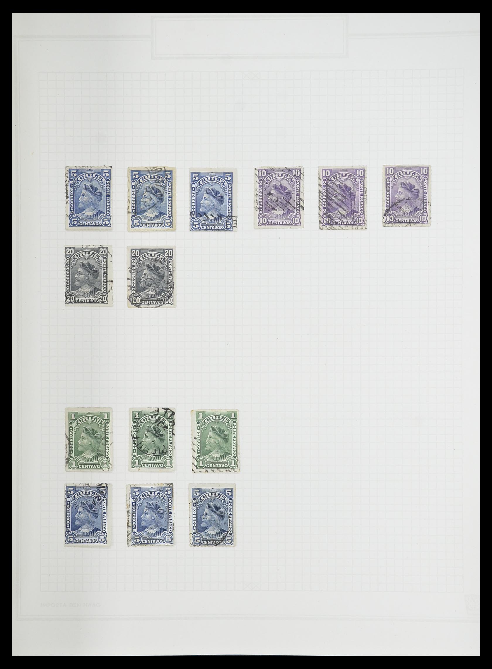 33913 027 - Postzegelverzameling 33913 Latijns Amerika 1850-1950.