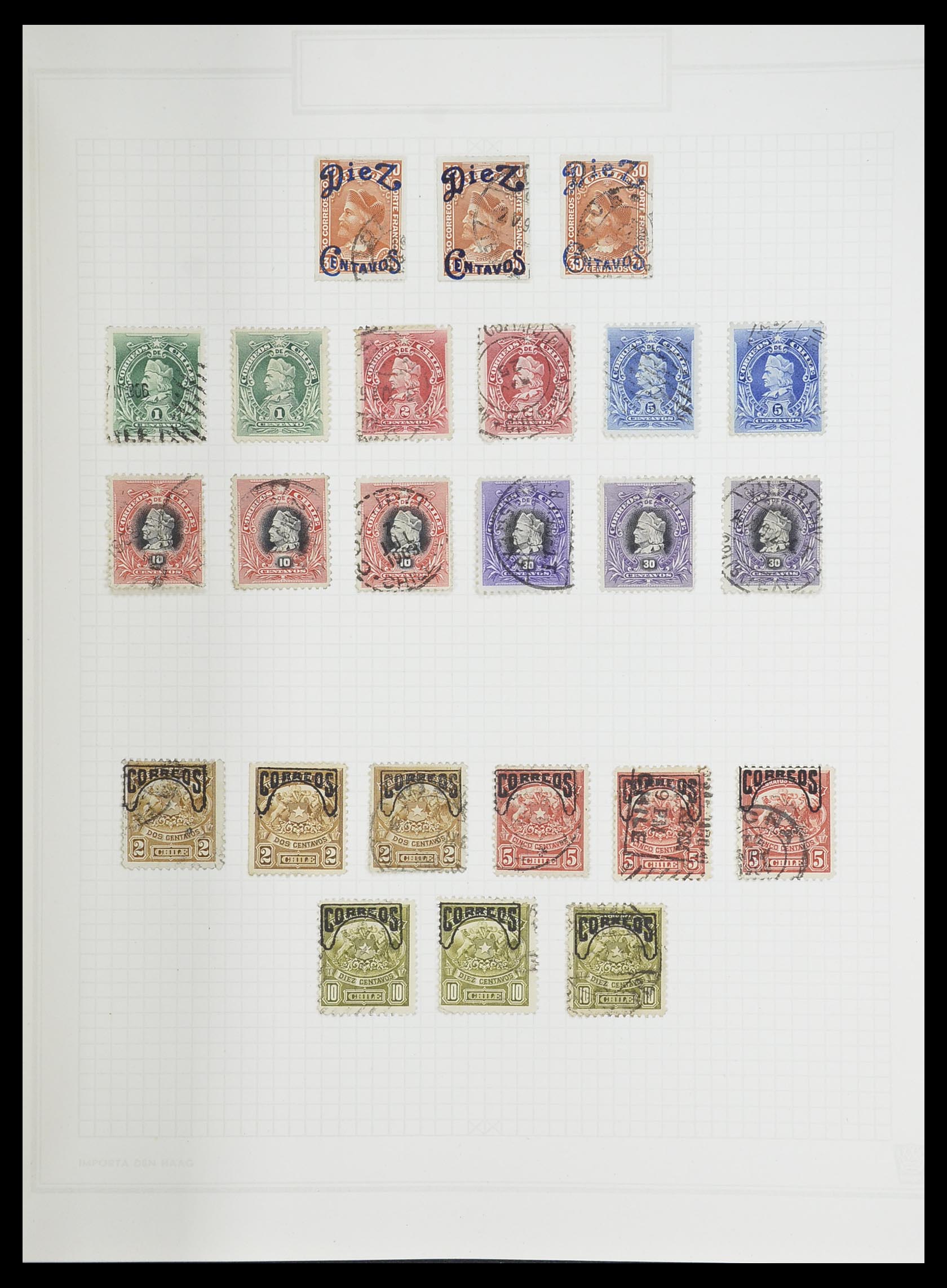 33913 028 - Postzegelverzameling 33913 Latijns Amerika 1850-1950.