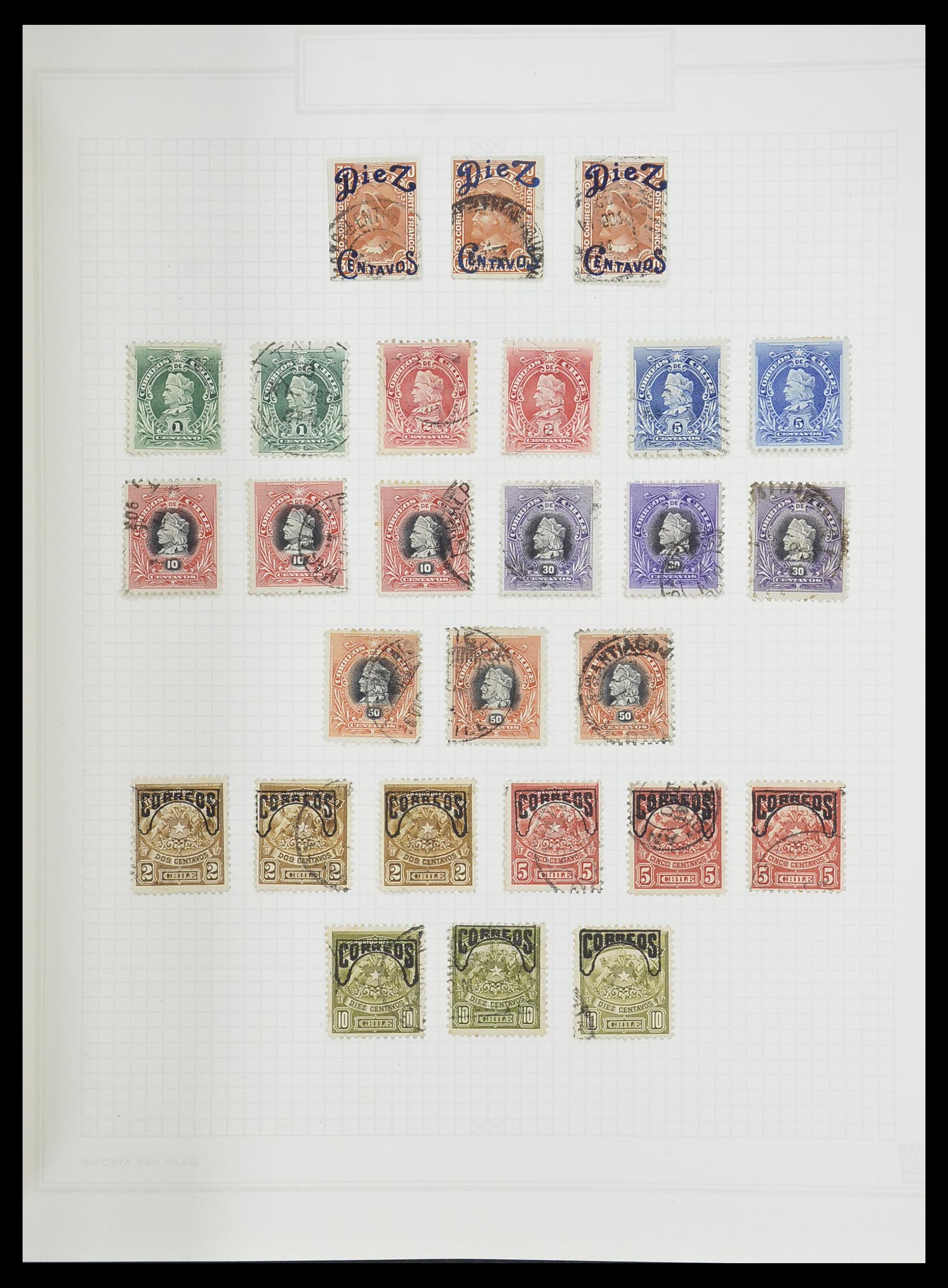 33913 029 - Postzegelverzameling 33913 Latijns Amerika 1850-1950.