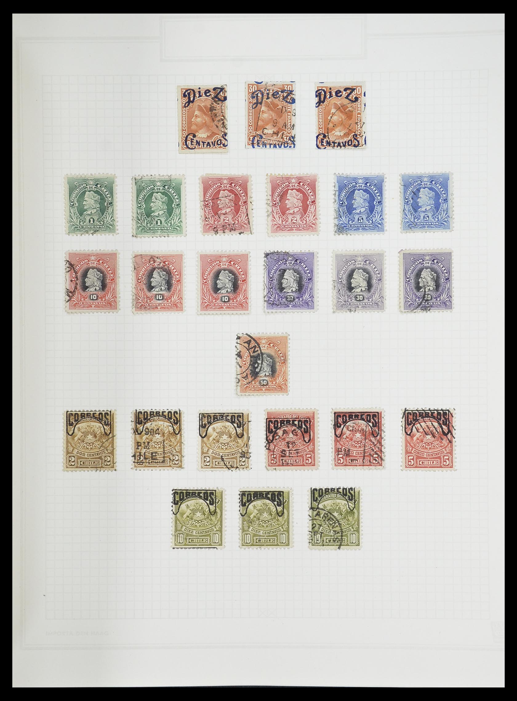 33913 030 - Postzegelverzameling 33913 Latijns Amerika 1850-1950.