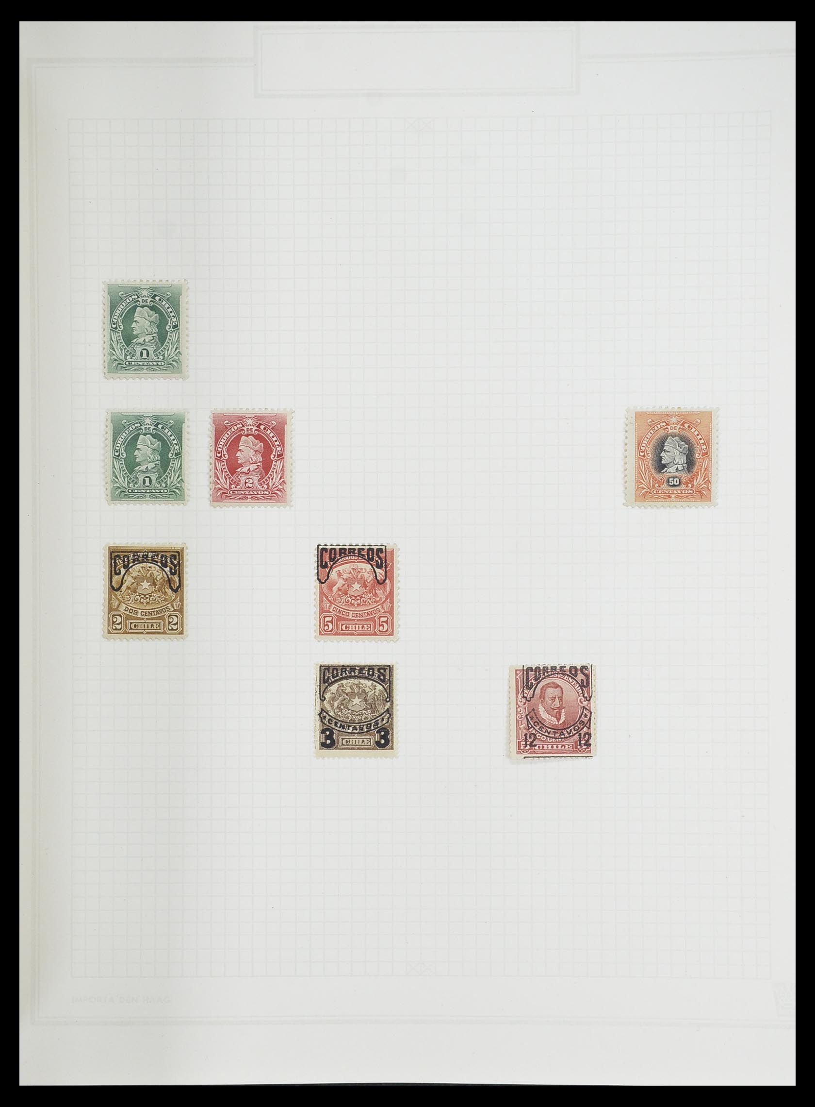 33913 031 - Postzegelverzameling 33913 Latijns Amerika 1850-1950.