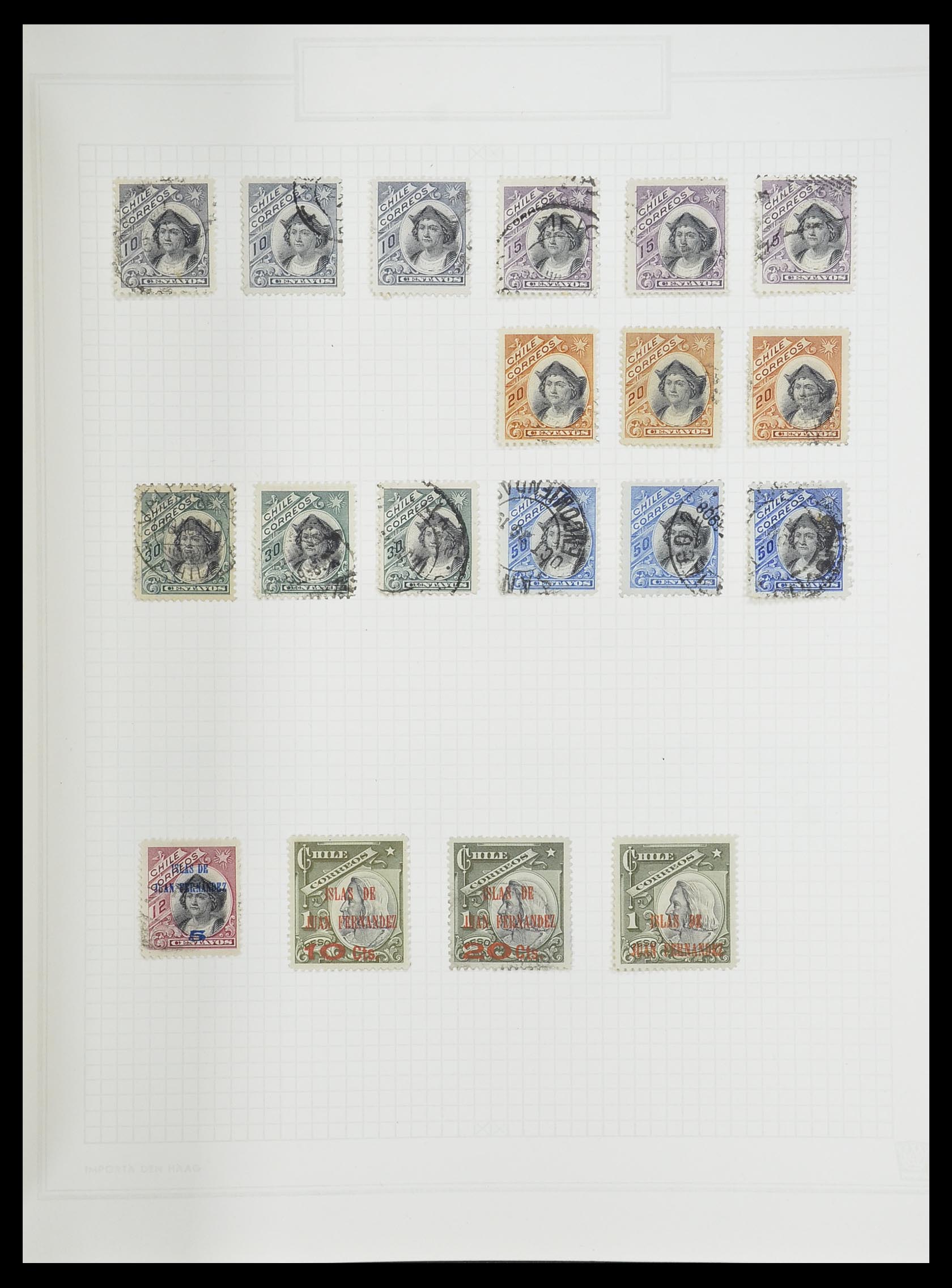 33913 036 - Postzegelverzameling 33913 Latijns Amerika 1850-1950.