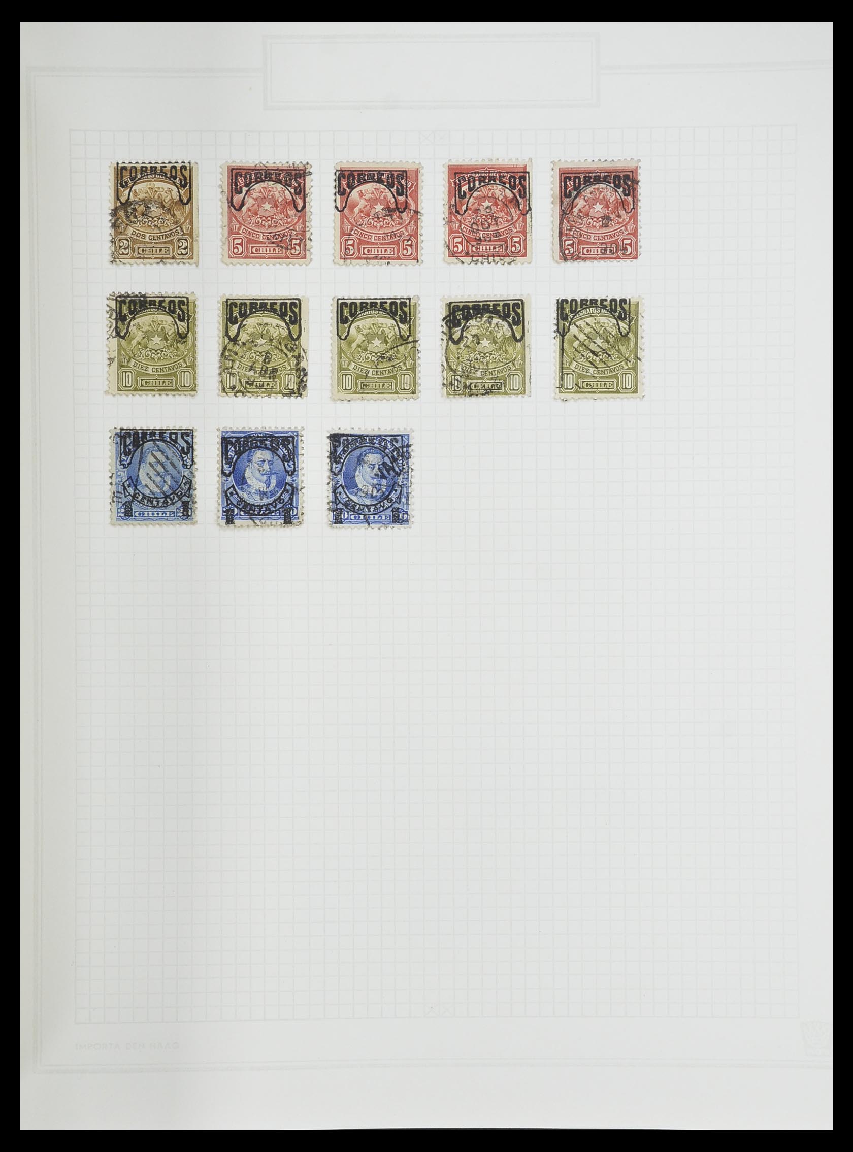 33913 038 - Postzegelverzameling 33913 Latijns Amerika 1850-1950.