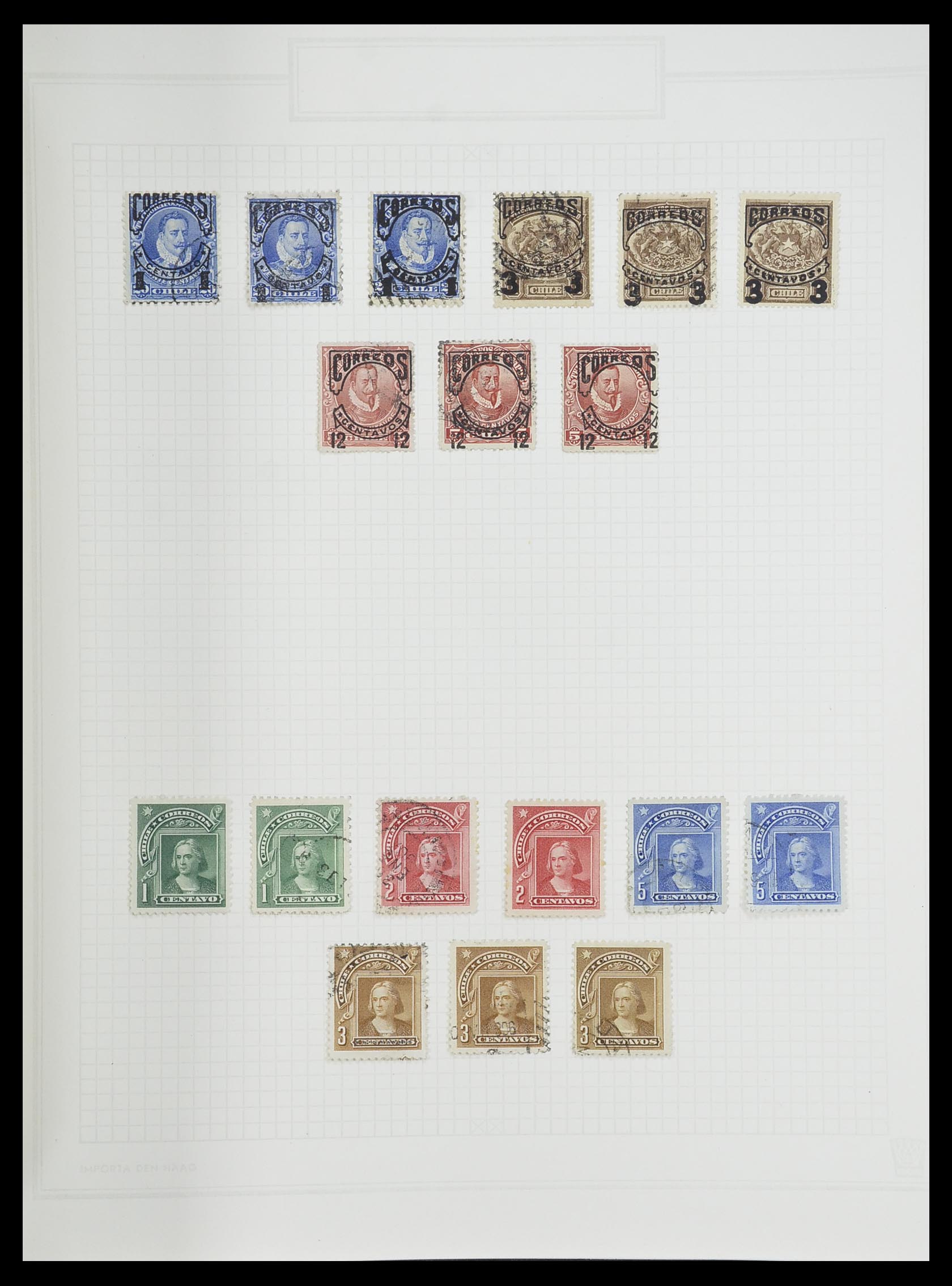 33913 039 - Postzegelverzameling 33913 Latijns Amerika 1850-1950.
