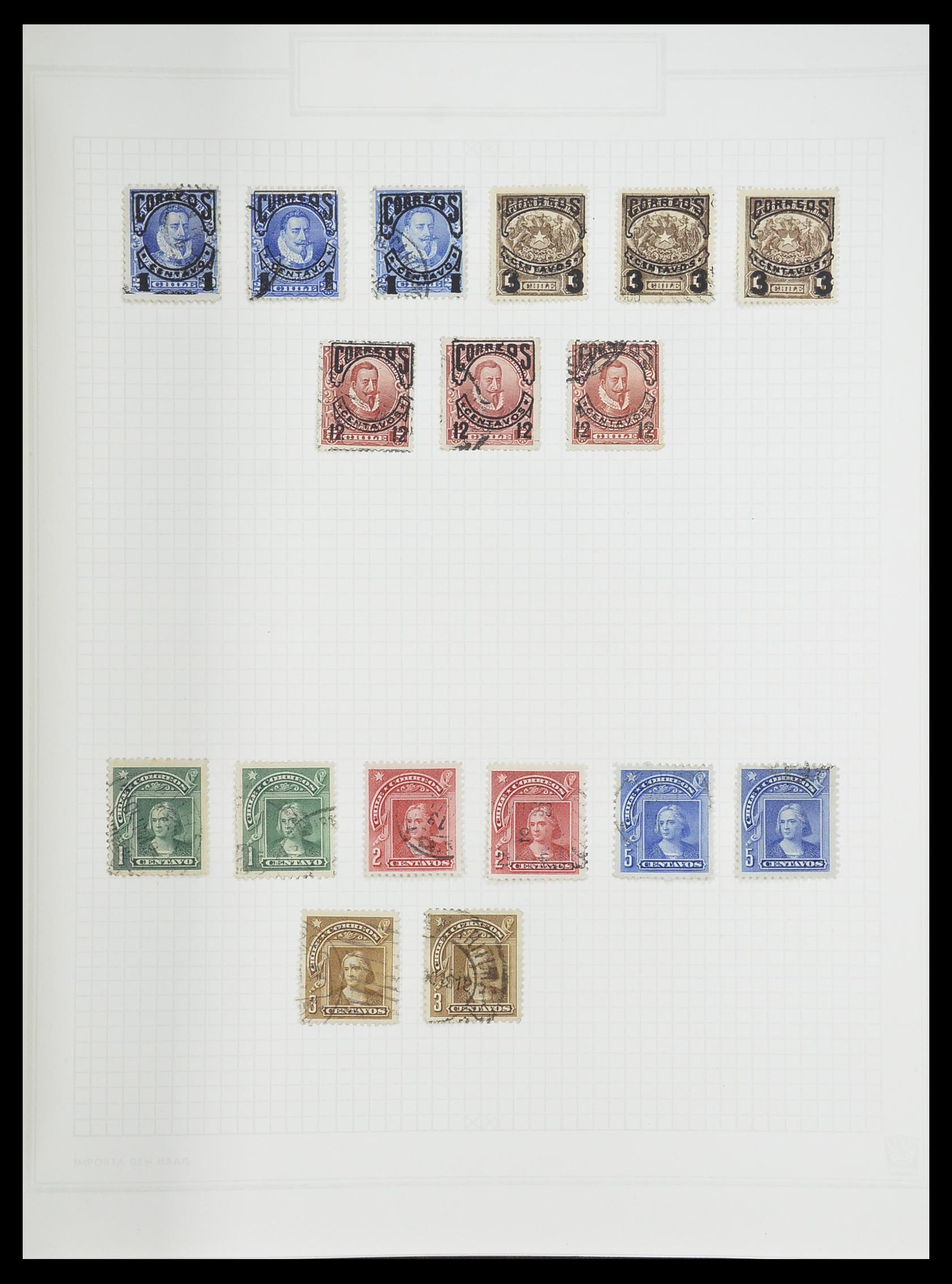 33913 041 - Postzegelverzameling 33913 Latijns Amerika 1850-1950.