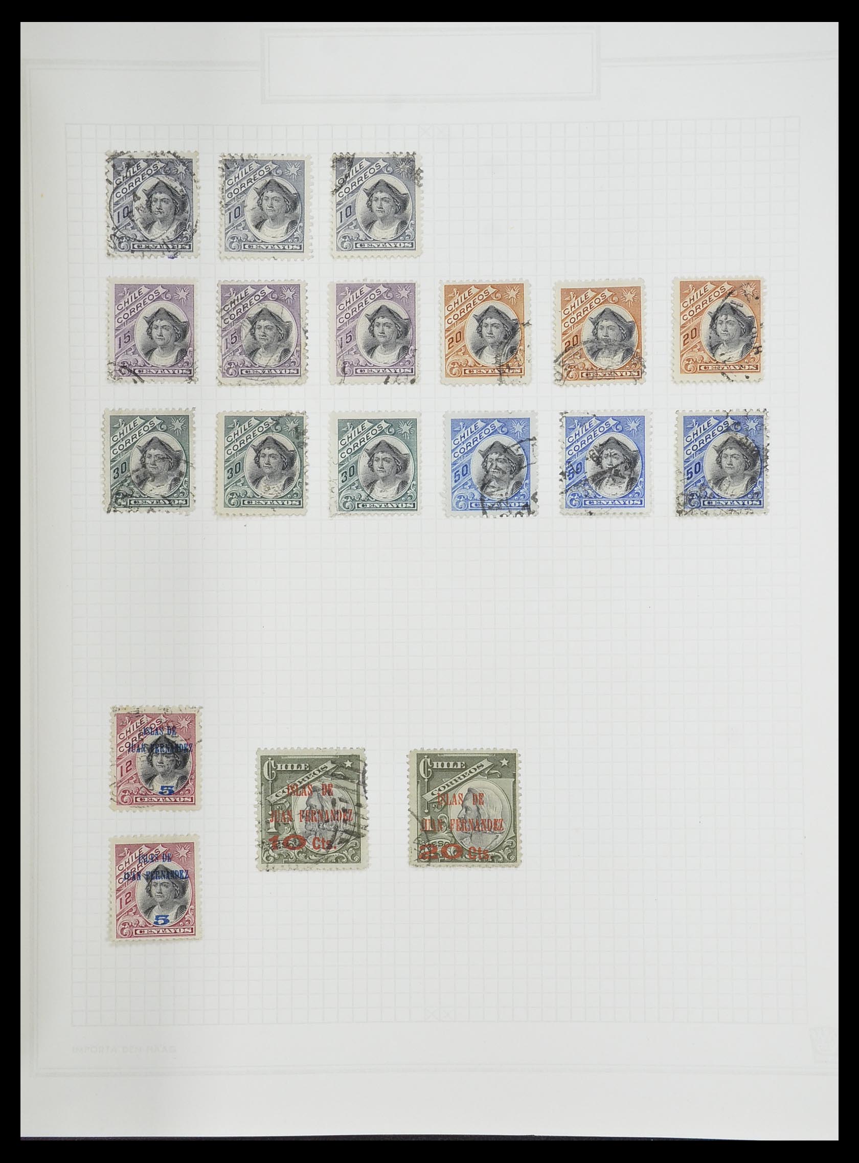 33913 042 - Postzegelverzameling 33913 Latijns Amerika 1850-1950.