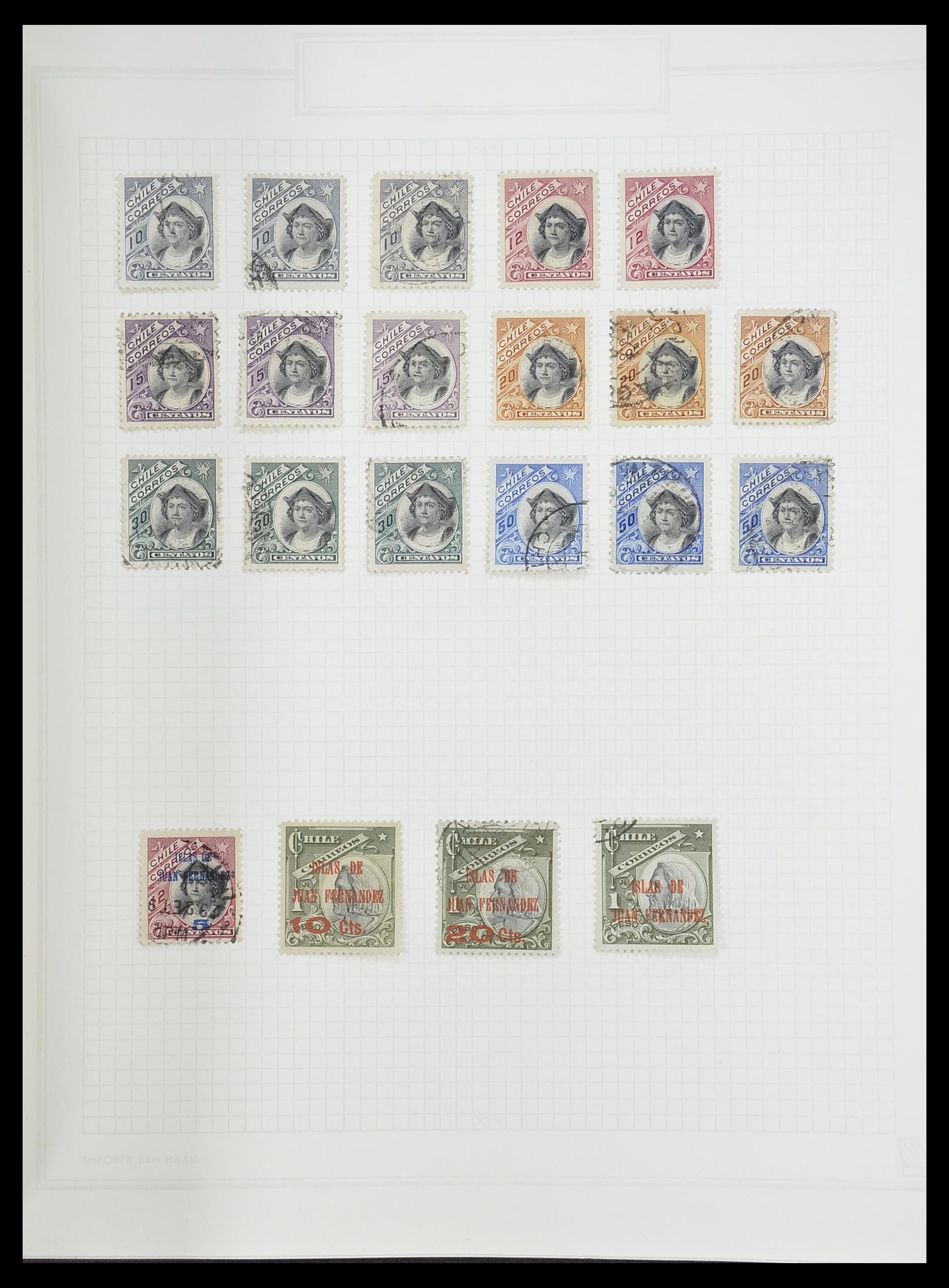 33913 043 - Postzegelverzameling 33913 Latijns Amerika 1850-1950.