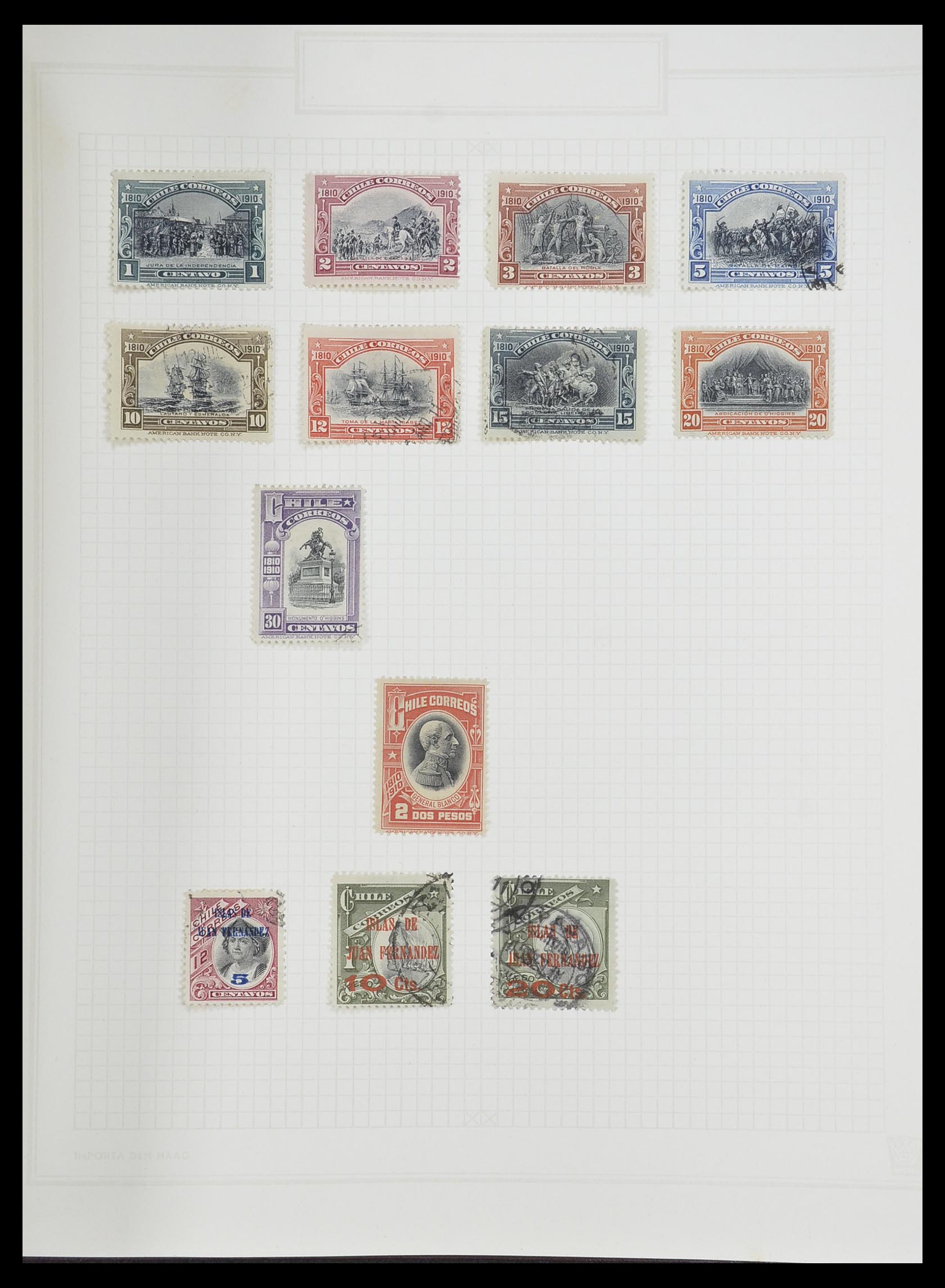 33913 046 - Postzegelverzameling 33913 Latijns Amerika 1850-1950.