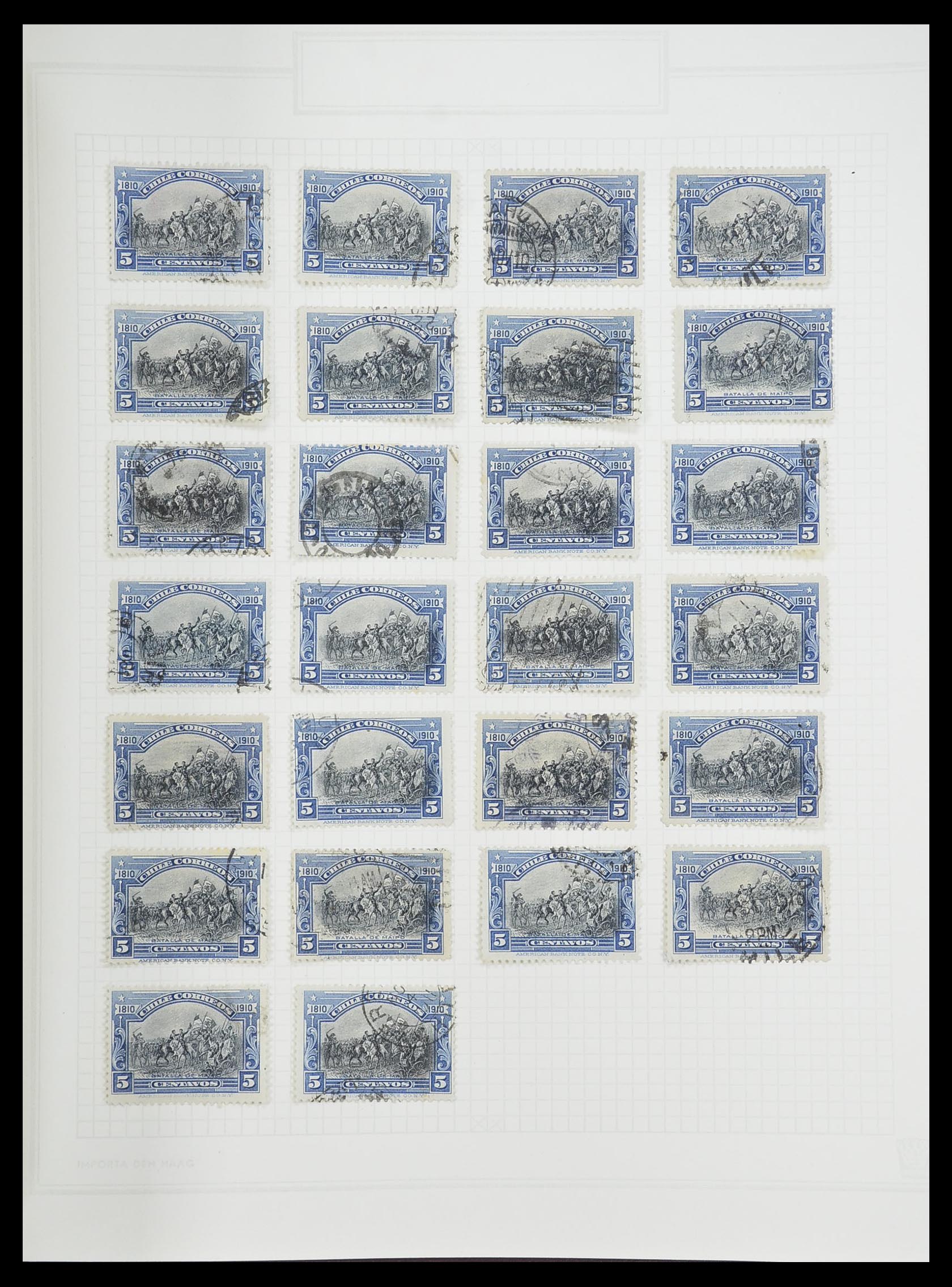 33913 048 - Postzegelverzameling 33913 Latijns Amerika 1850-1950.
