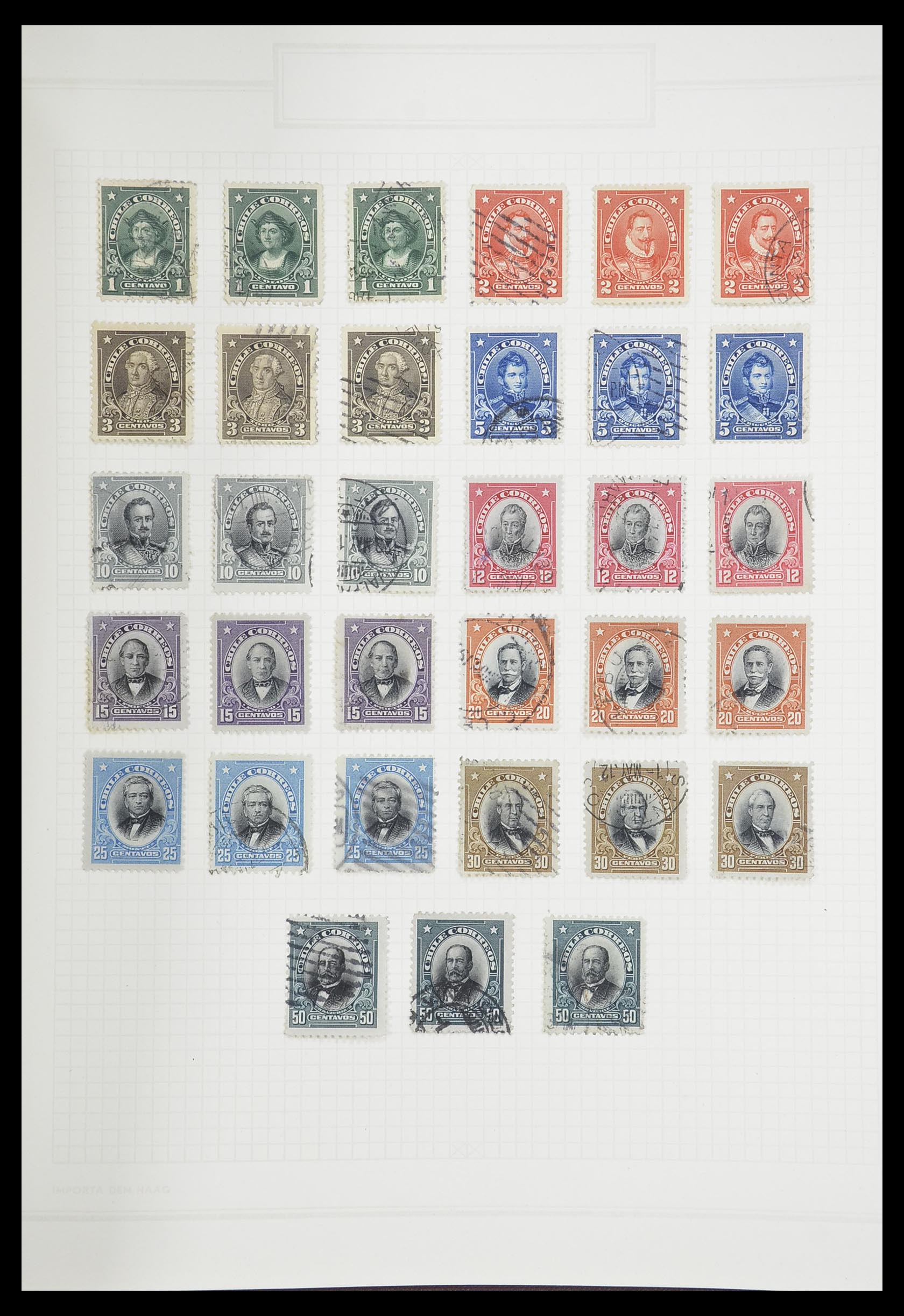 33913 055 - Postzegelverzameling 33913 Latijns Amerika 1850-1950.