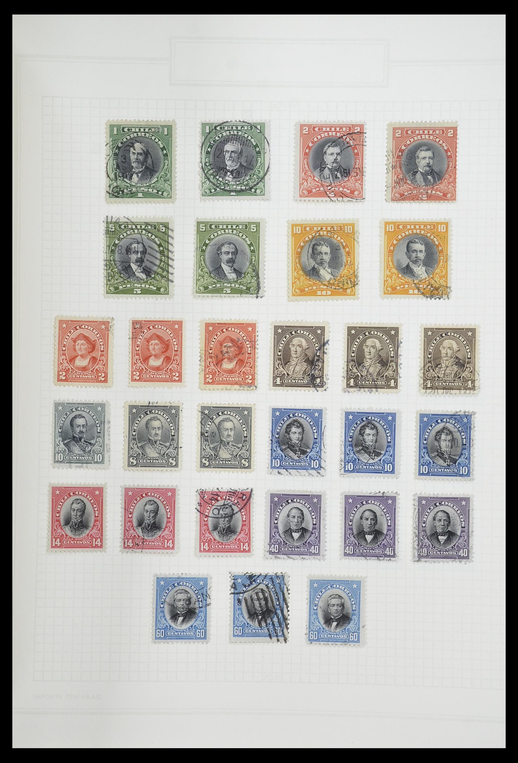 33913 059 - Postzegelverzameling 33913 Latijns Amerika 1850-1950.