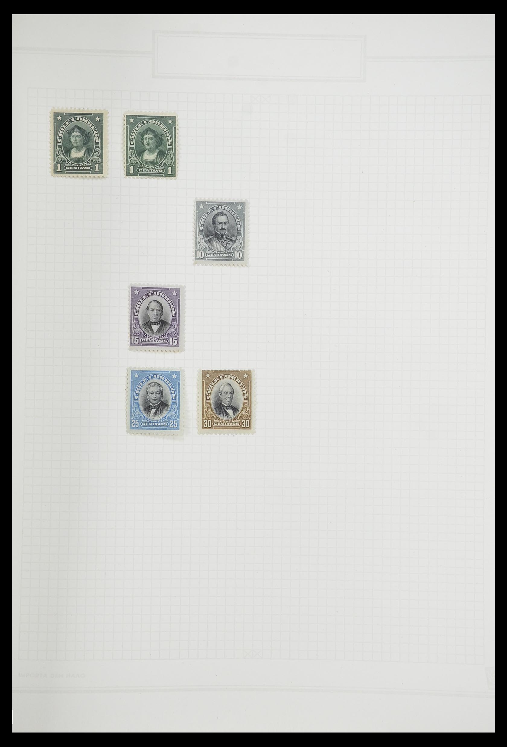 33913 061 - Postzegelverzameling 33913 Latijns Amerika 1850-1950.