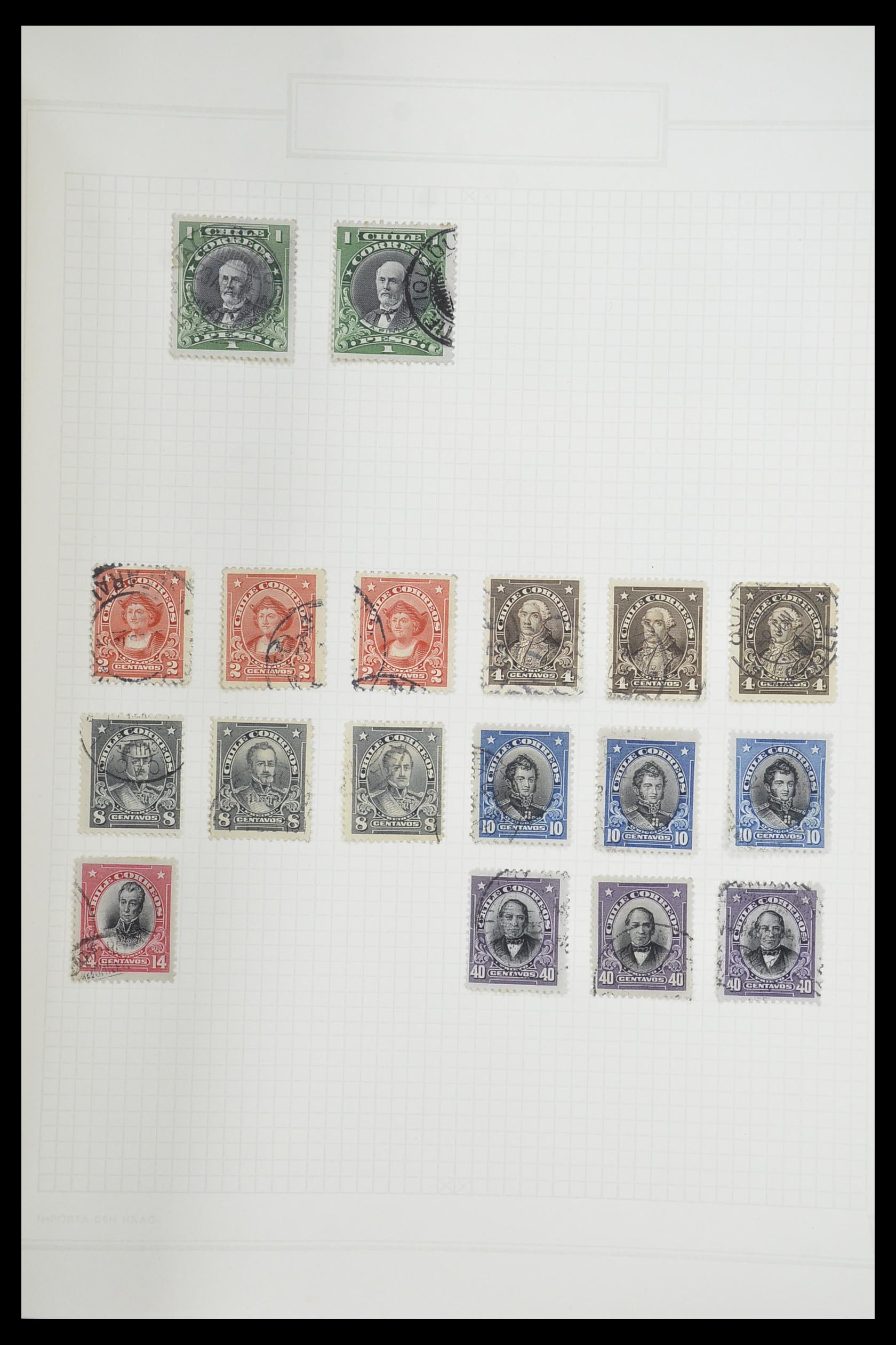 33913 062 - Postzegelverzameling 33913 Latijns Amerika 1850-1950.