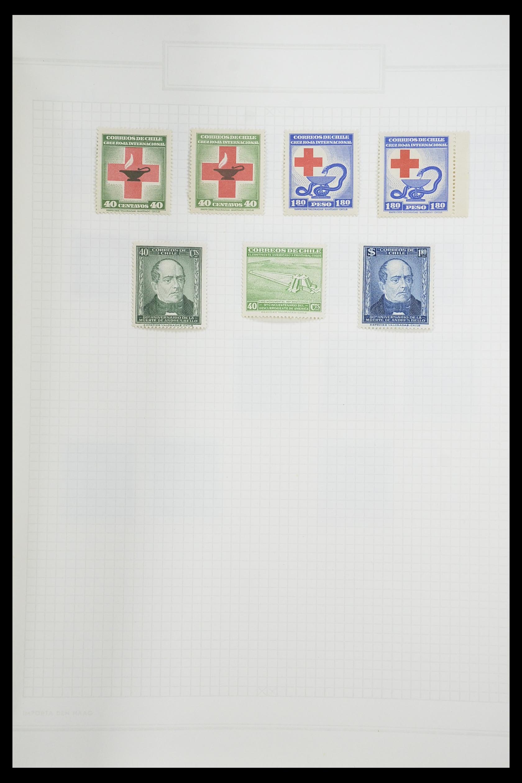33913 064 - Postzegelverzameling 33913 Latijns Amerika 1850-1950.