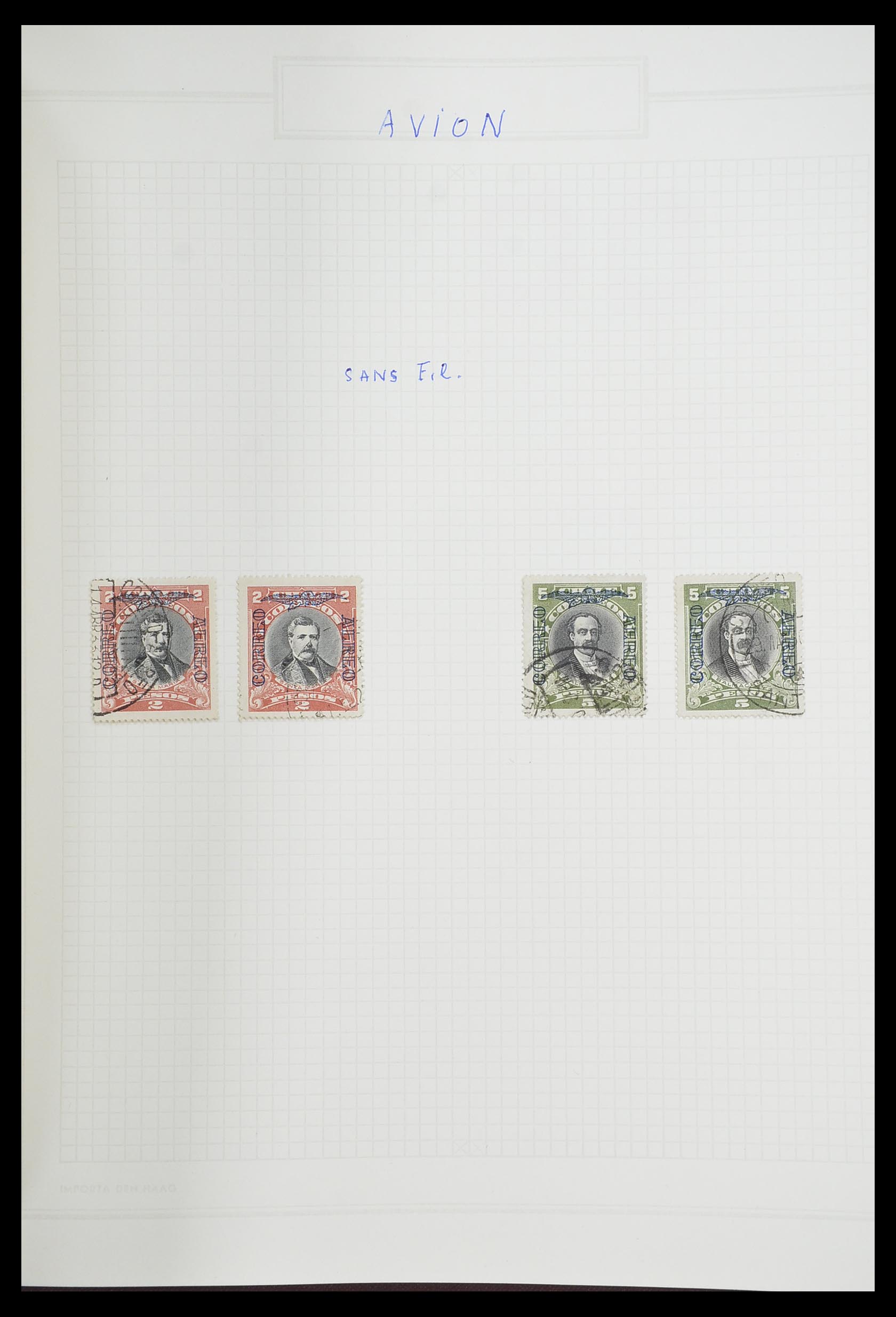 33913 068 - Postzegelverzameling 33913 Latijns Amerika 1850-1950.