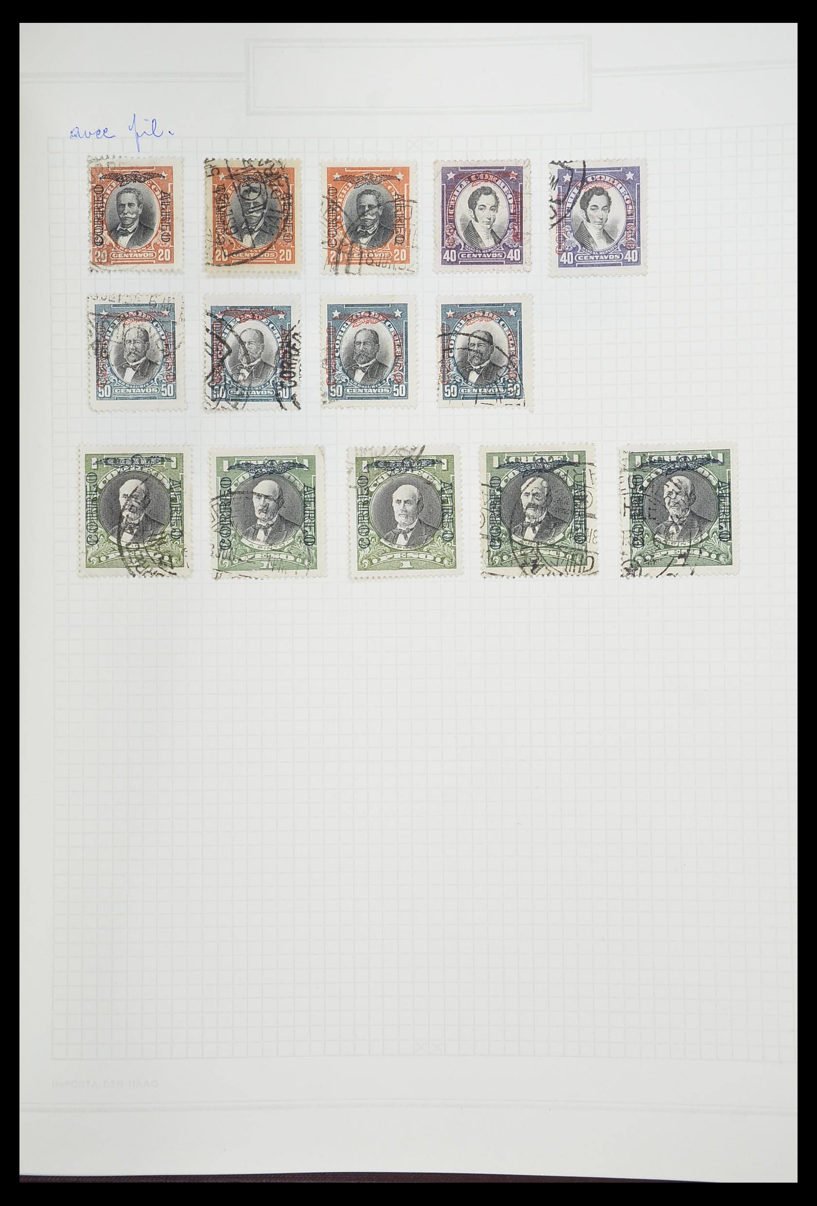 33913 069 - Postzegelverzameling 33913 Latijns Amerika 1850-1950.