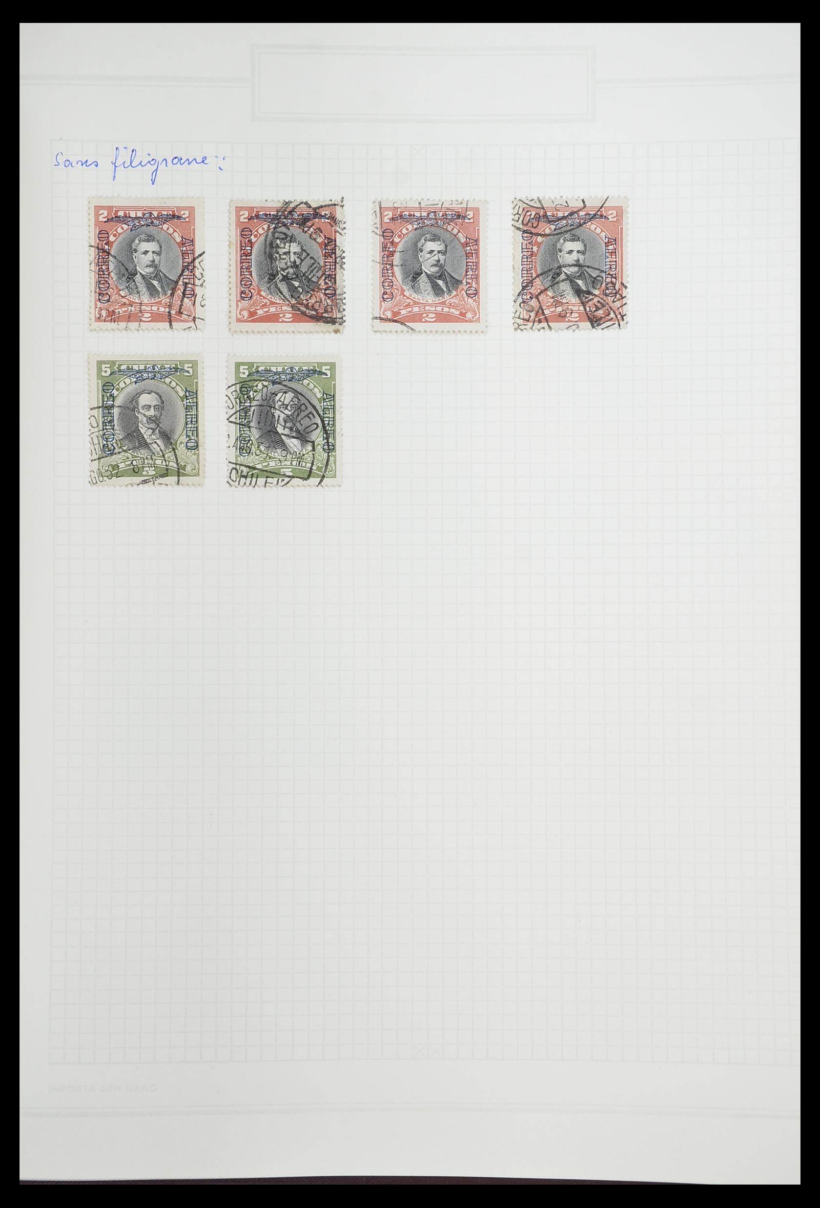 33913 070 - Postzegelverzameling 33913 Latijns Amerika 1850-1950.