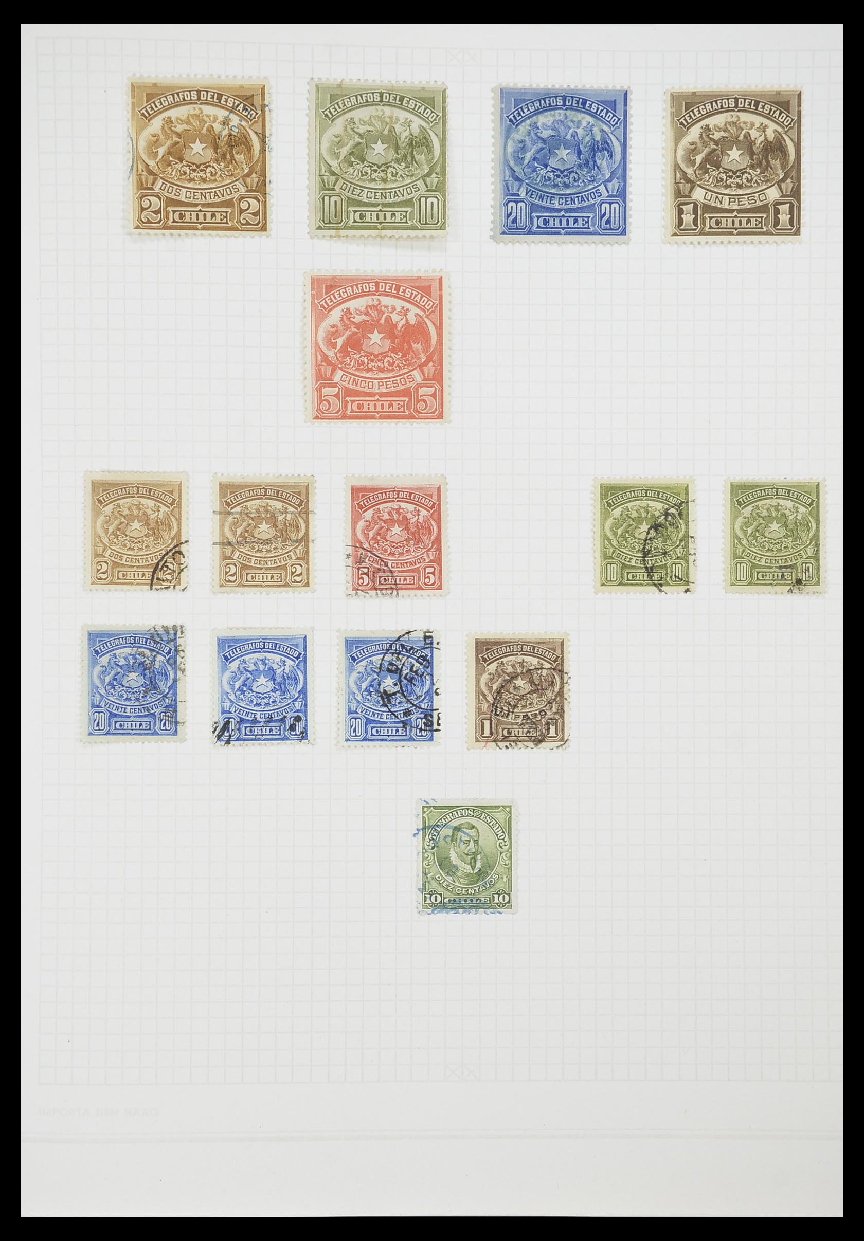 33913 076 - Postzegelverzameling 33913 Latijns Amerika 1850-1950.
