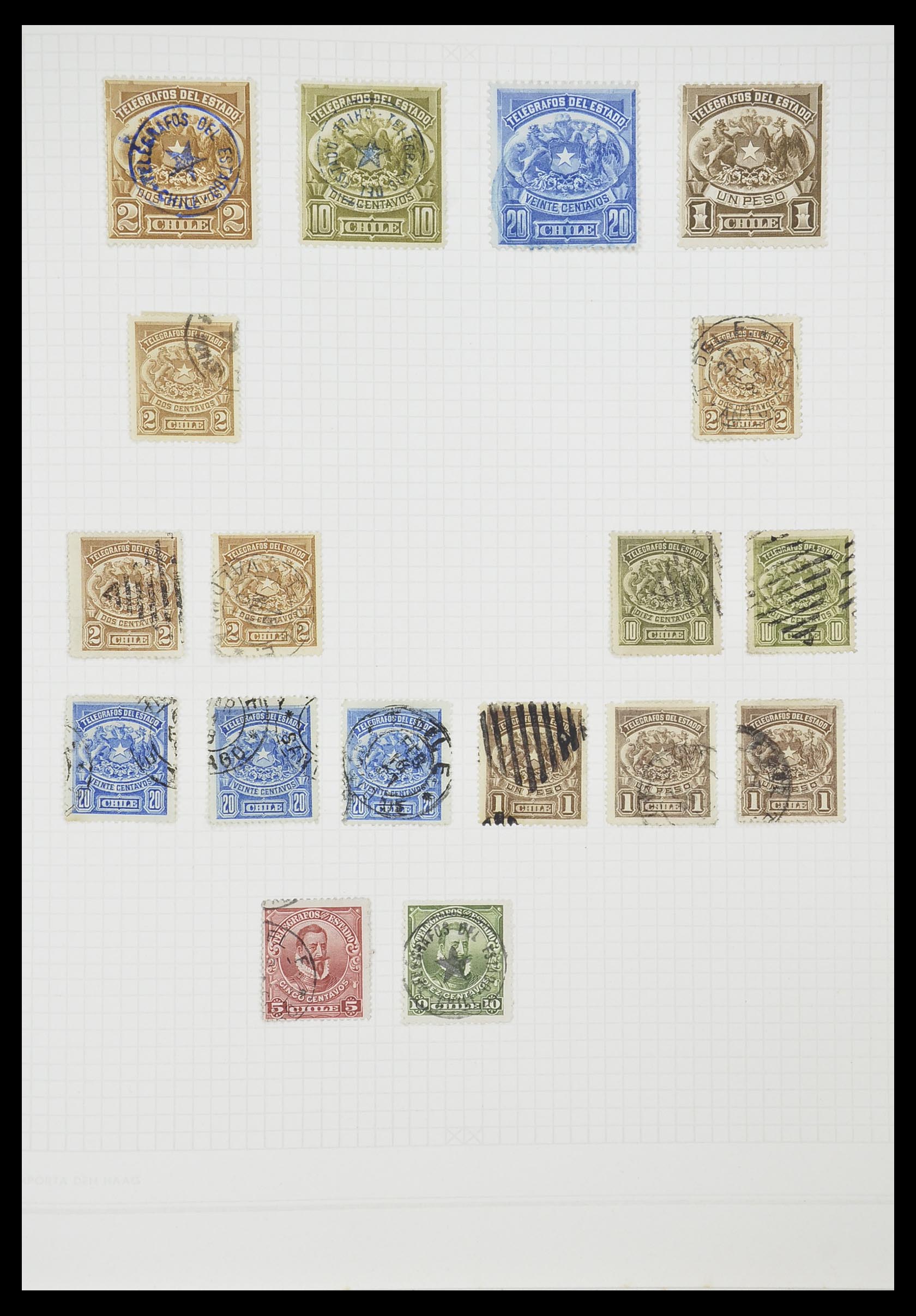 33913 078 - Postzegelverzameling 33913 Latijns Amerika 1850-1950.