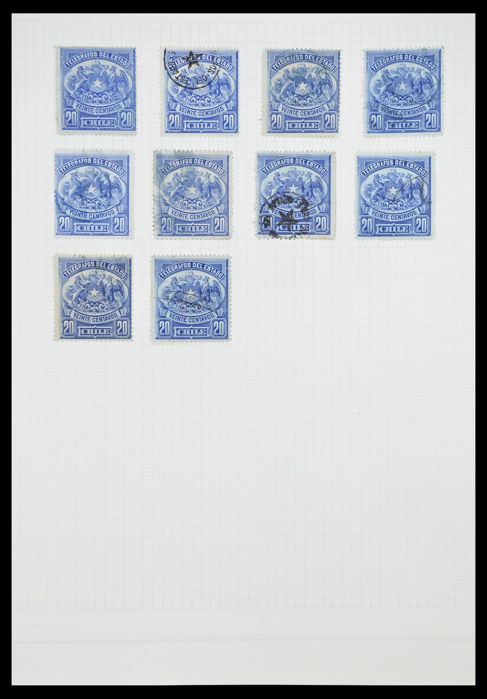 33913 081 - Postzegelverzameling 33913 Latijns Amerika 1850-1950.